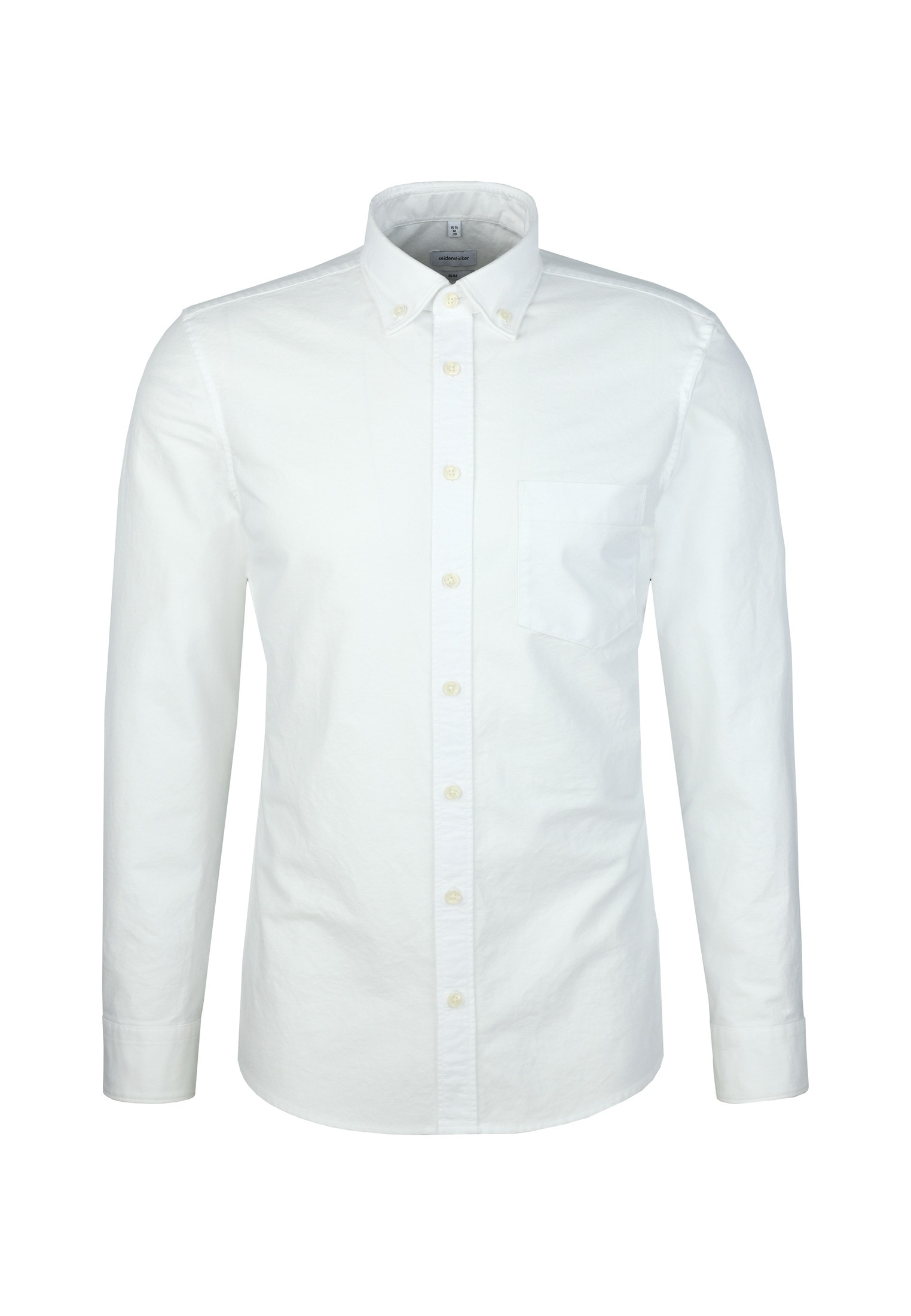 seidensticker Businesshemd, Slim 1/1 Button-Down-Kragen Uni