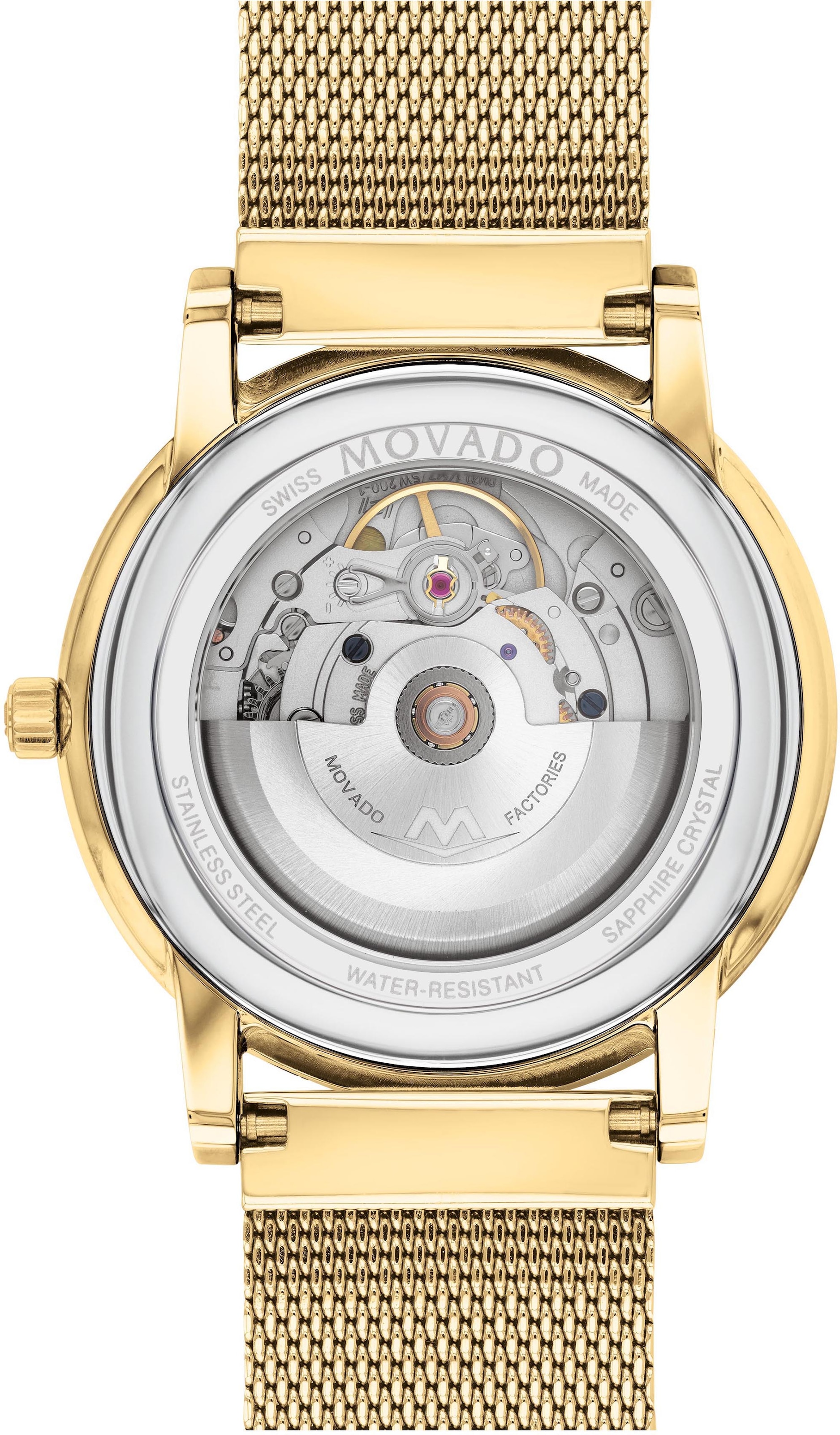 MOVADO Automatikuhr »MUSEUM, 0607632«, Armbanduhr, Herrenuhr, Damenuhr, mechanische Uhr, Swiss Made