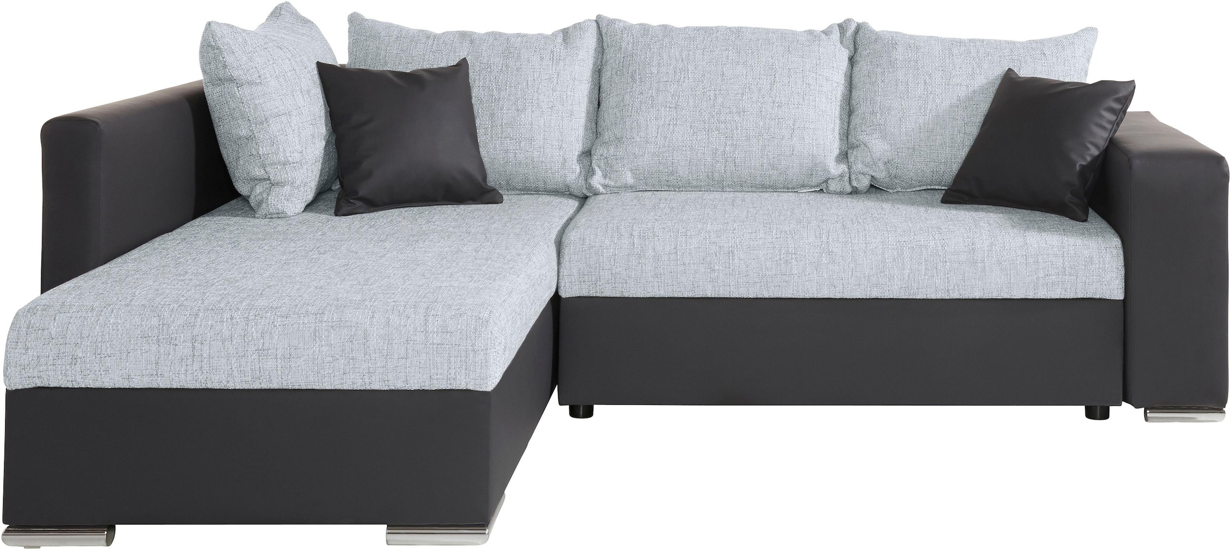 COLLECTION AB Ecksofa John, mit Bettfunktion, mit Rücken- und Zierkissen