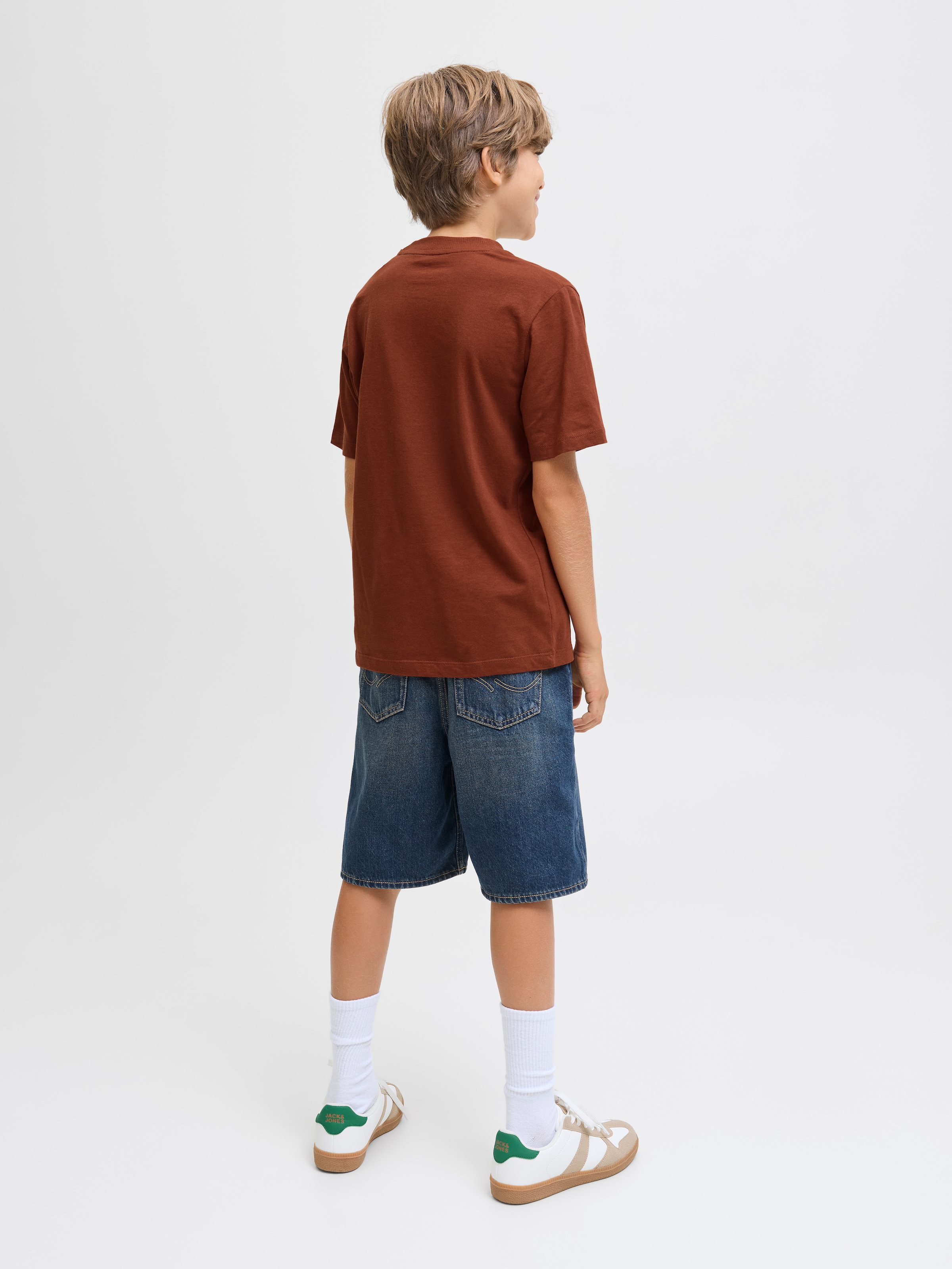 Jack & Jones Junior Rundhalsshirt »JJECALEB VARSITY TEE SS O-NECK NOOS JNR«