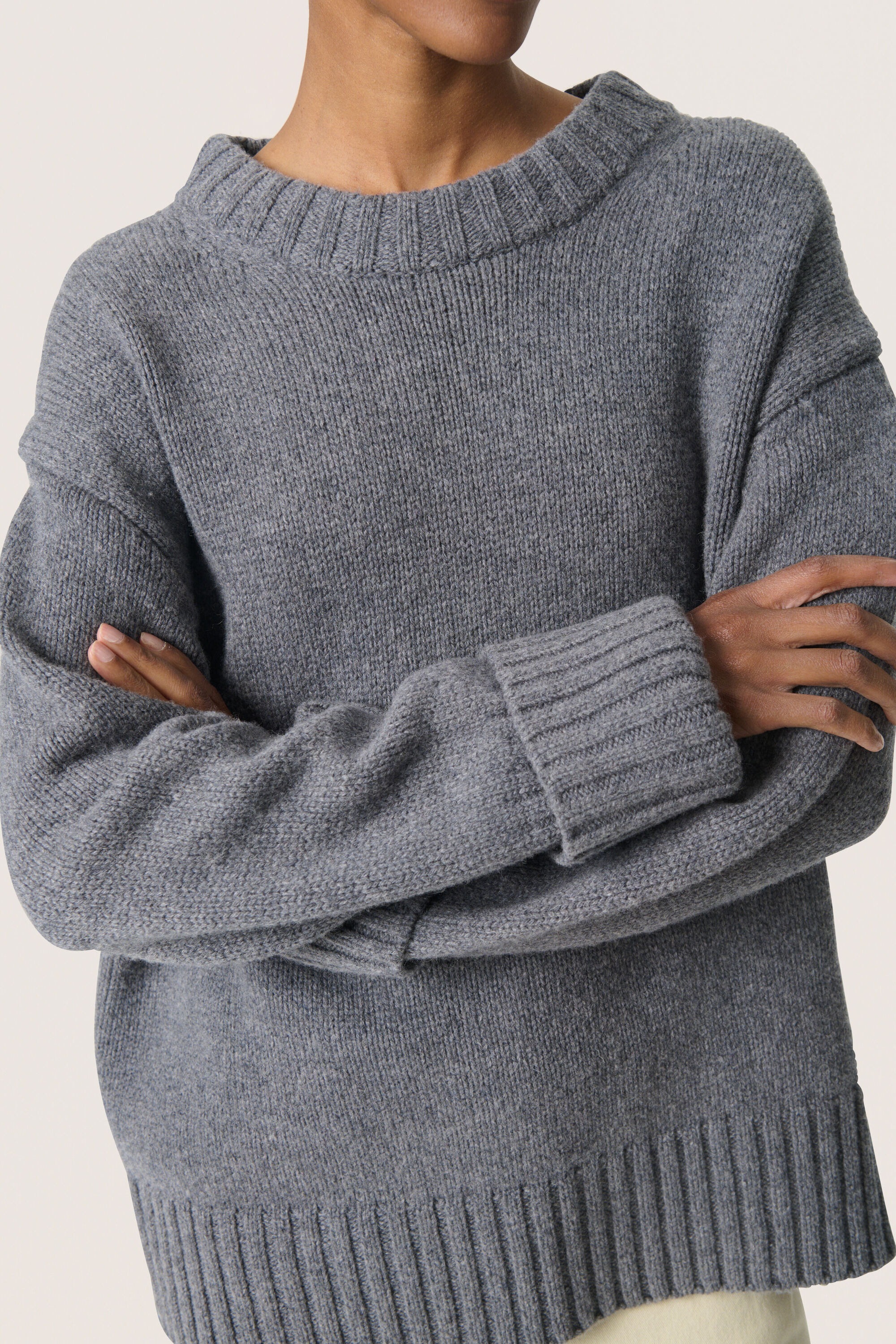 SOAKED IN LUXURY Strickpullover »Damen Strickpullover SLMoline«