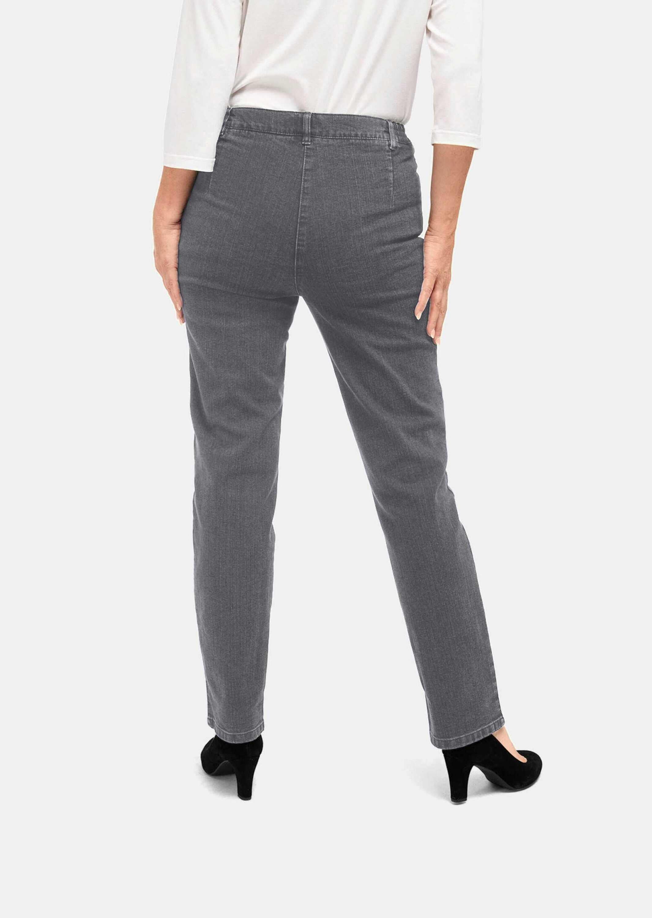GOLDNER Regular-fit-Jeans »Kurzgröße Schlichte Jeanshose ANNA«