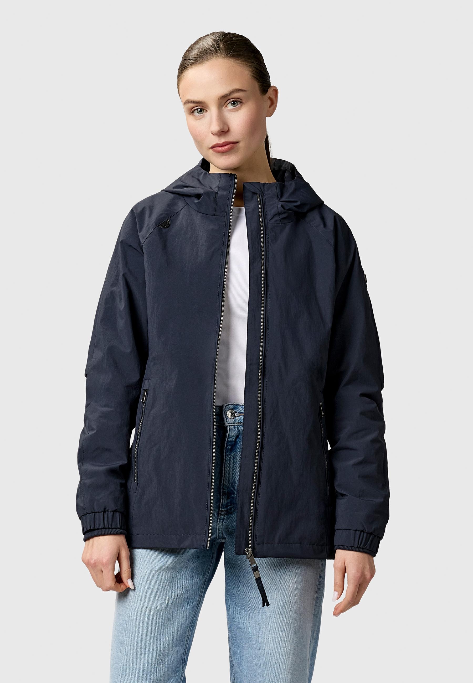 Ragwear Funktionsjacke »Funktionsjacke Dizzea« mit Kapuze Wasserdichte und atmungsaktive Übergangsjacke