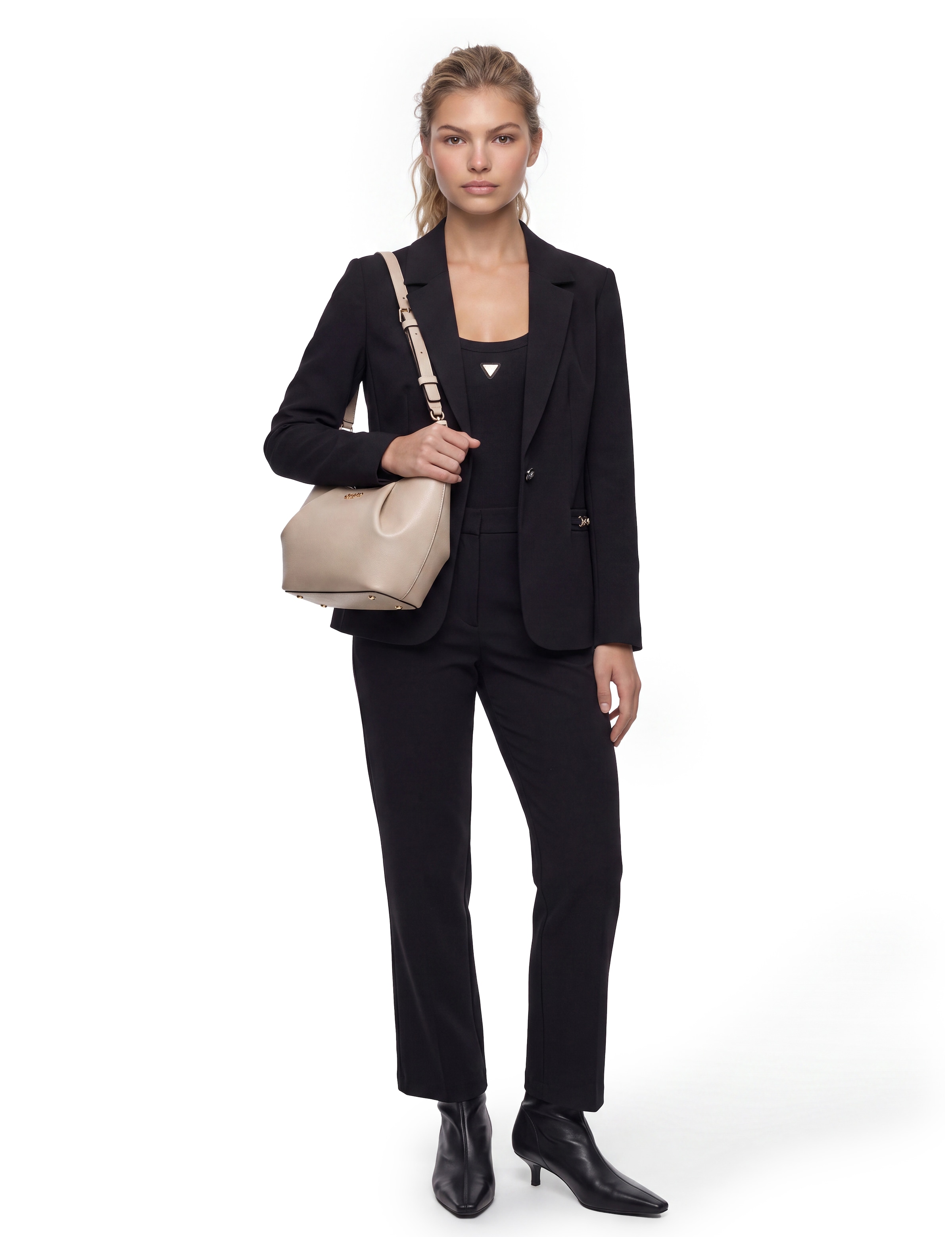 Guess Schultertasche »AMORETTE SHOULDER BAG« Damen Umhängetasche, Tragegriff als Schulterriemen verlängerbar