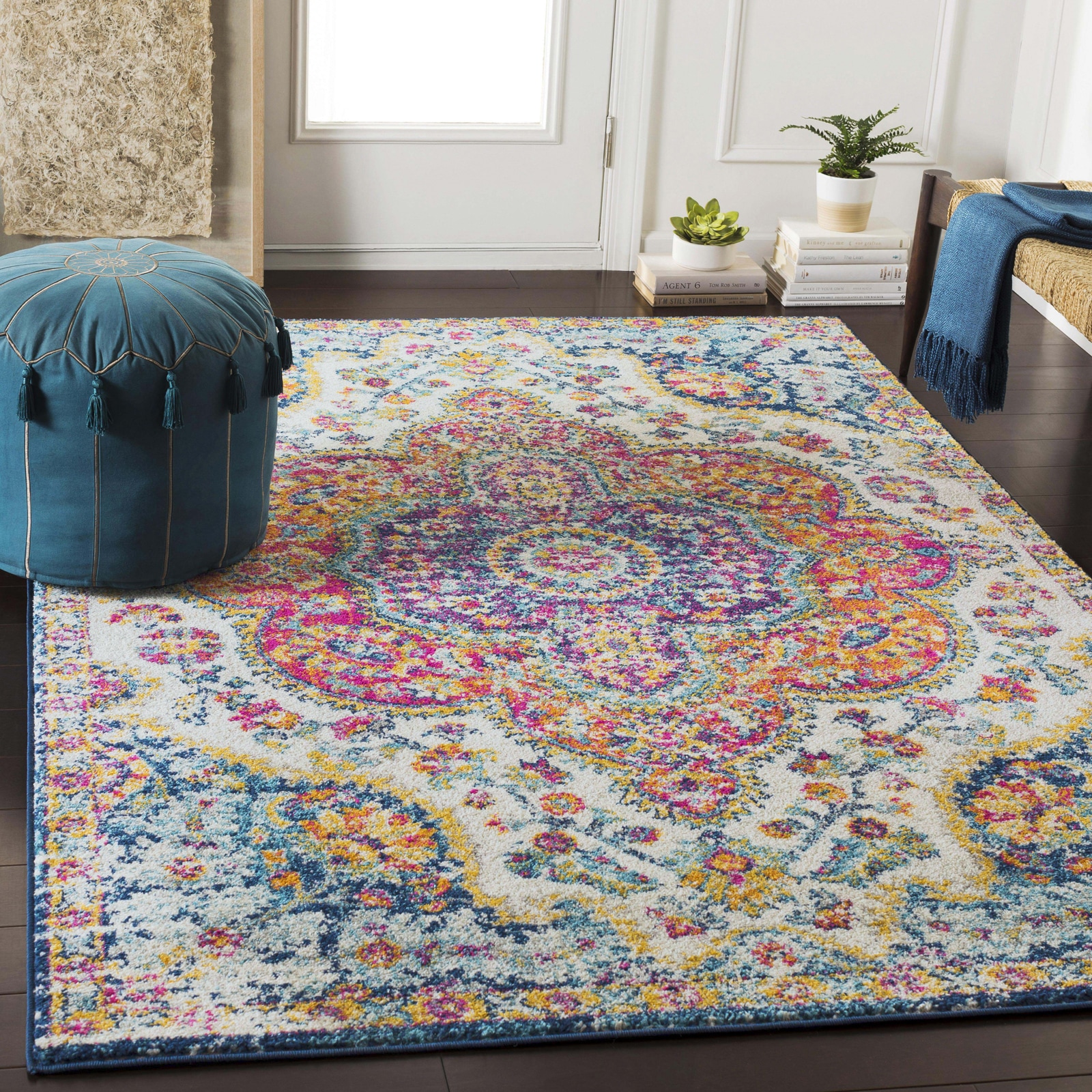 Livabliss Teppich »RABAT« rechteckig 8 mm Höhe Orient-Optik, Vintage Design, Boho Stil, Kurzflor, Wohnzimmer