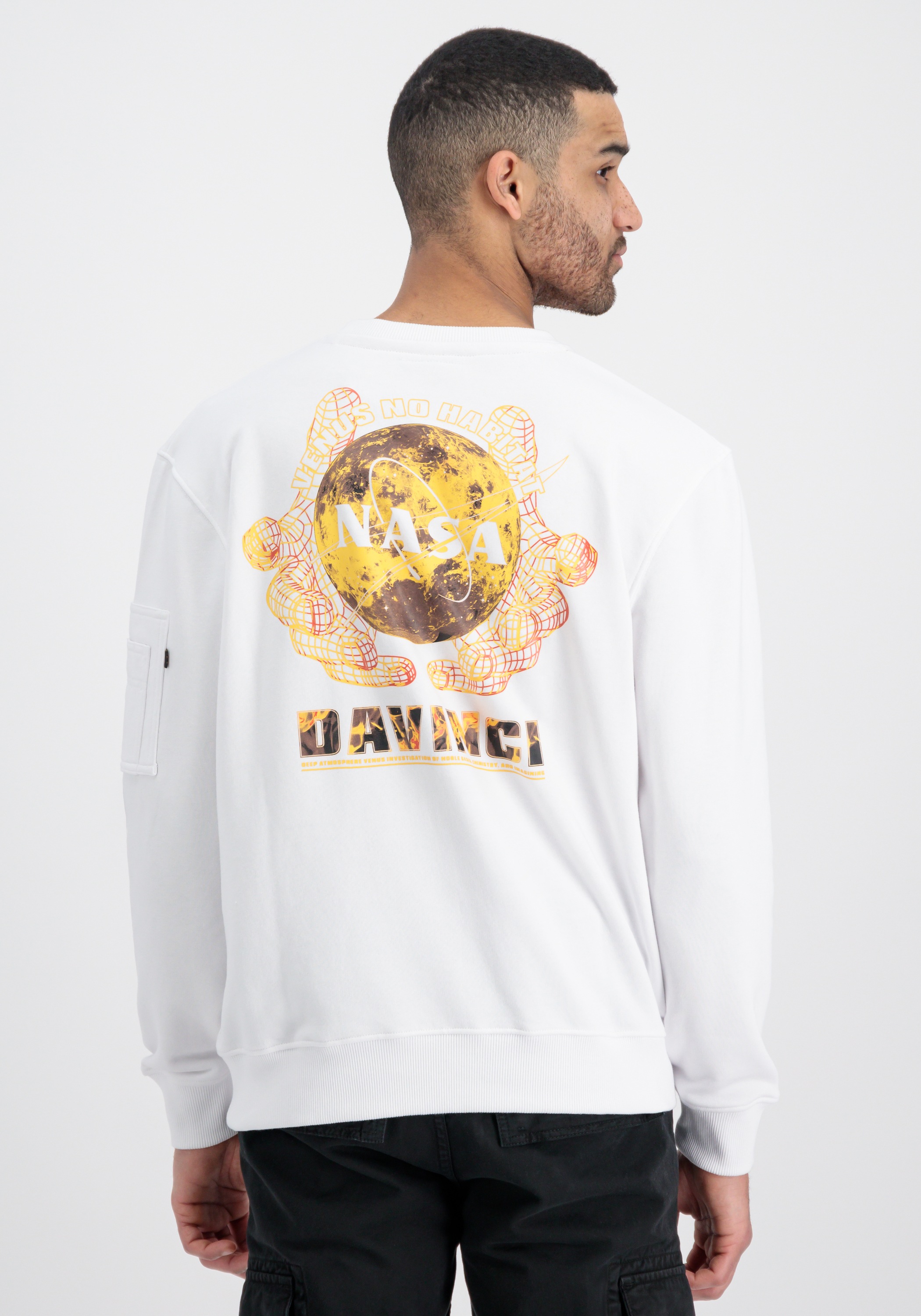 Alpha Industries Sweater »Alpha Industries Men - Sweatshirts NASA Davinci Sweater«
