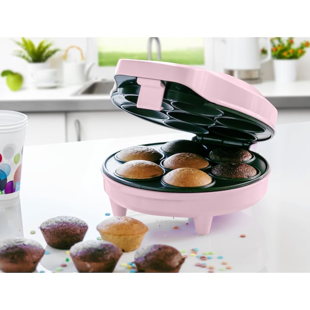 Rosa »ACC217P 700 Cupcake-Maker OTTO bestron bestellen Retro W, Sweet bei jetzt im Antihaftbeschichtung, Dreams«, Design,