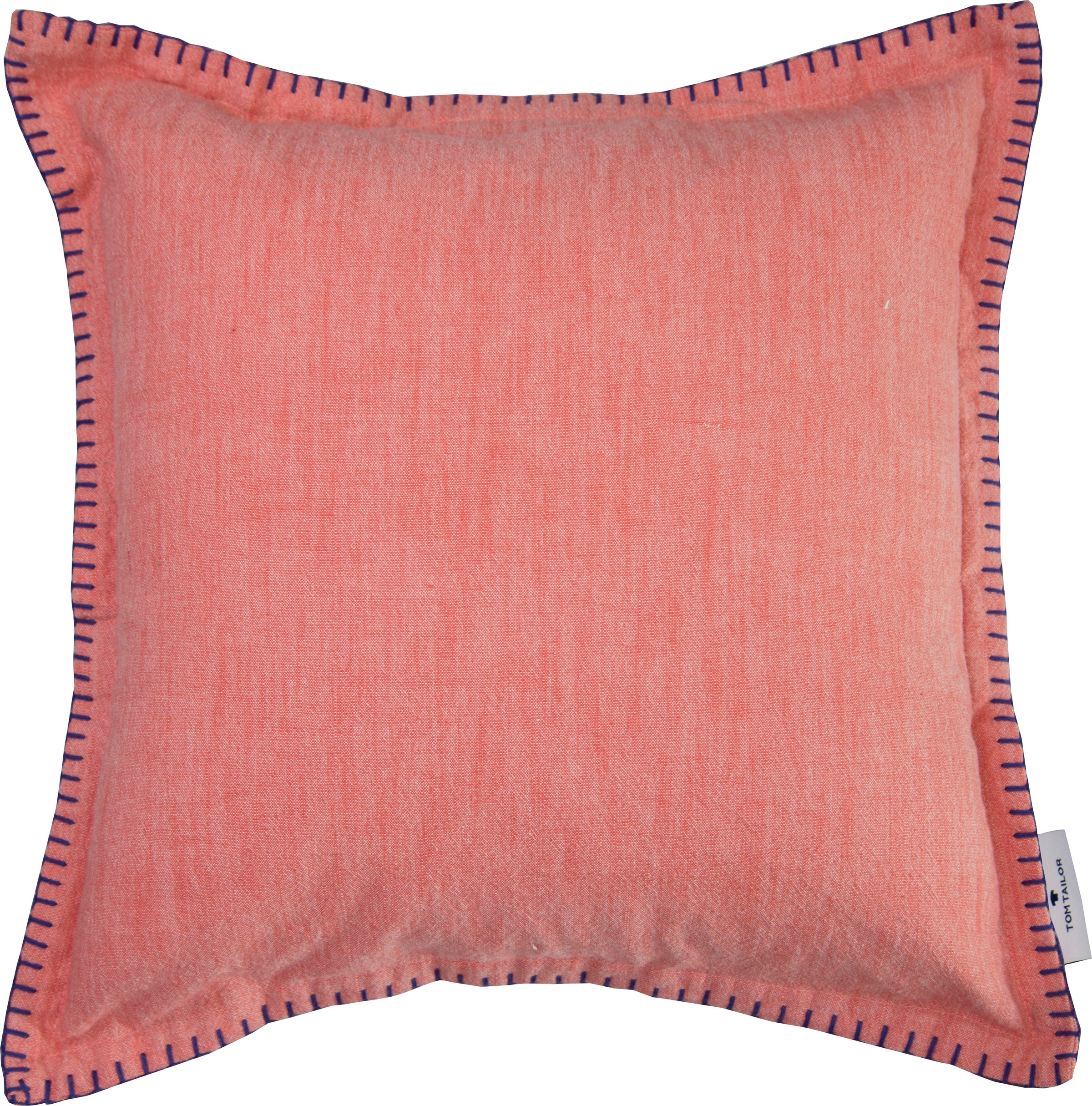 TOM TAILOR Kissenhülle »Lopped Edge«, (1 St.), mit gehäkeltem Rand