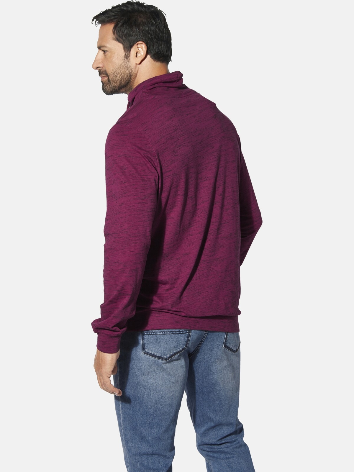 Jan Vanderstorm Sweatshirt »Sweatshirt KERVIK«, (1 tlg.), mit weitem Kragen