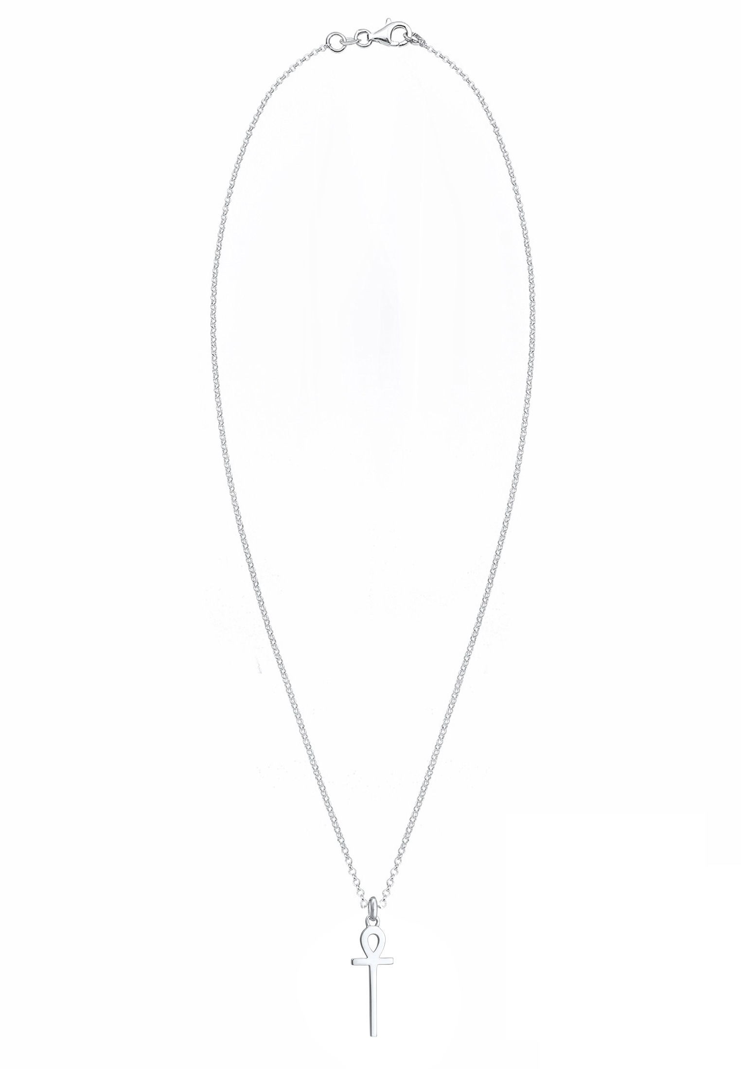 Elli Kette mit Anhänger »Halskette Ankh Symbol Anhänger Kreuz 925 Sterling Silber«