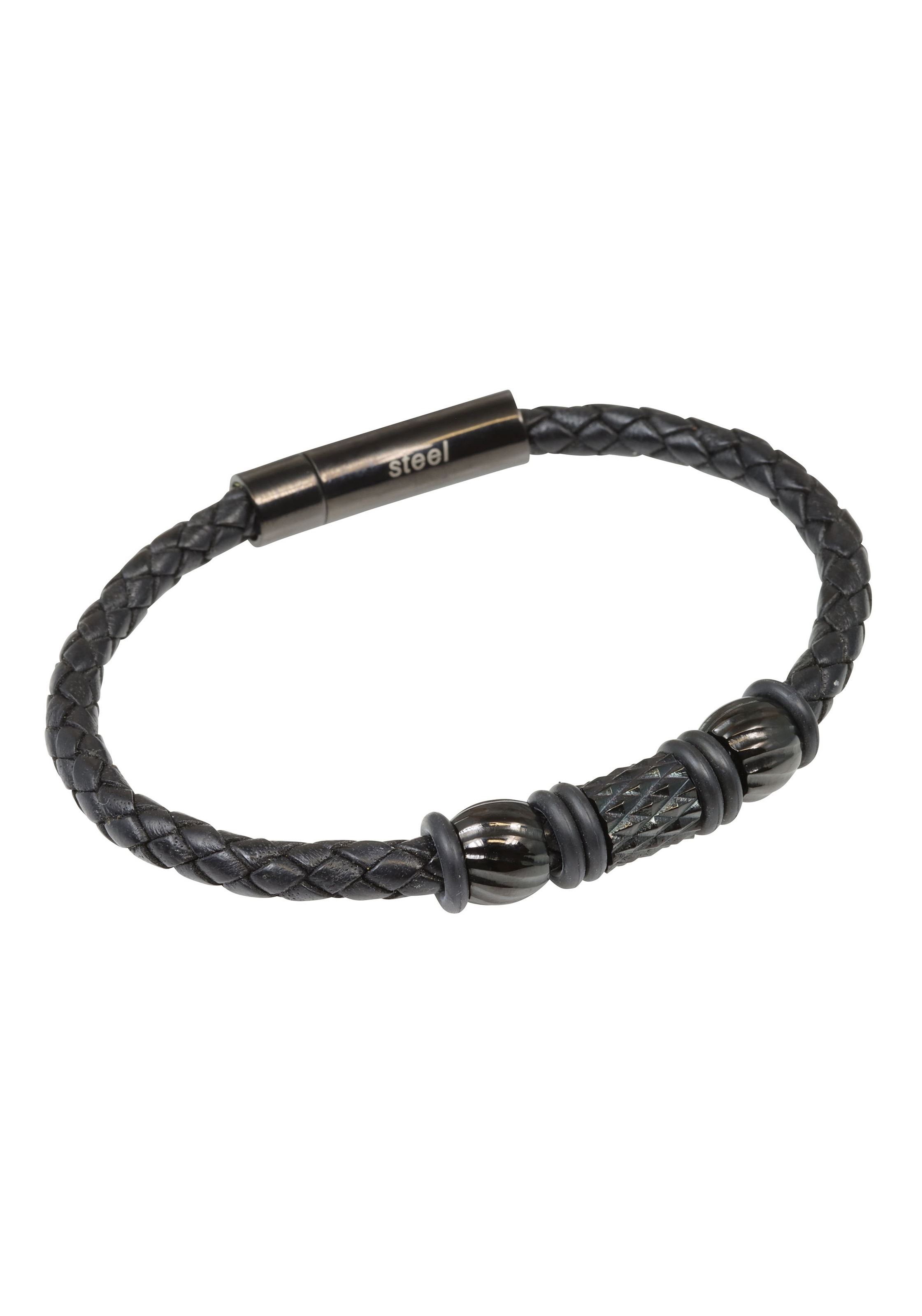 Firetti Lederarmband »geflochten, sportlich«, Made in Germany