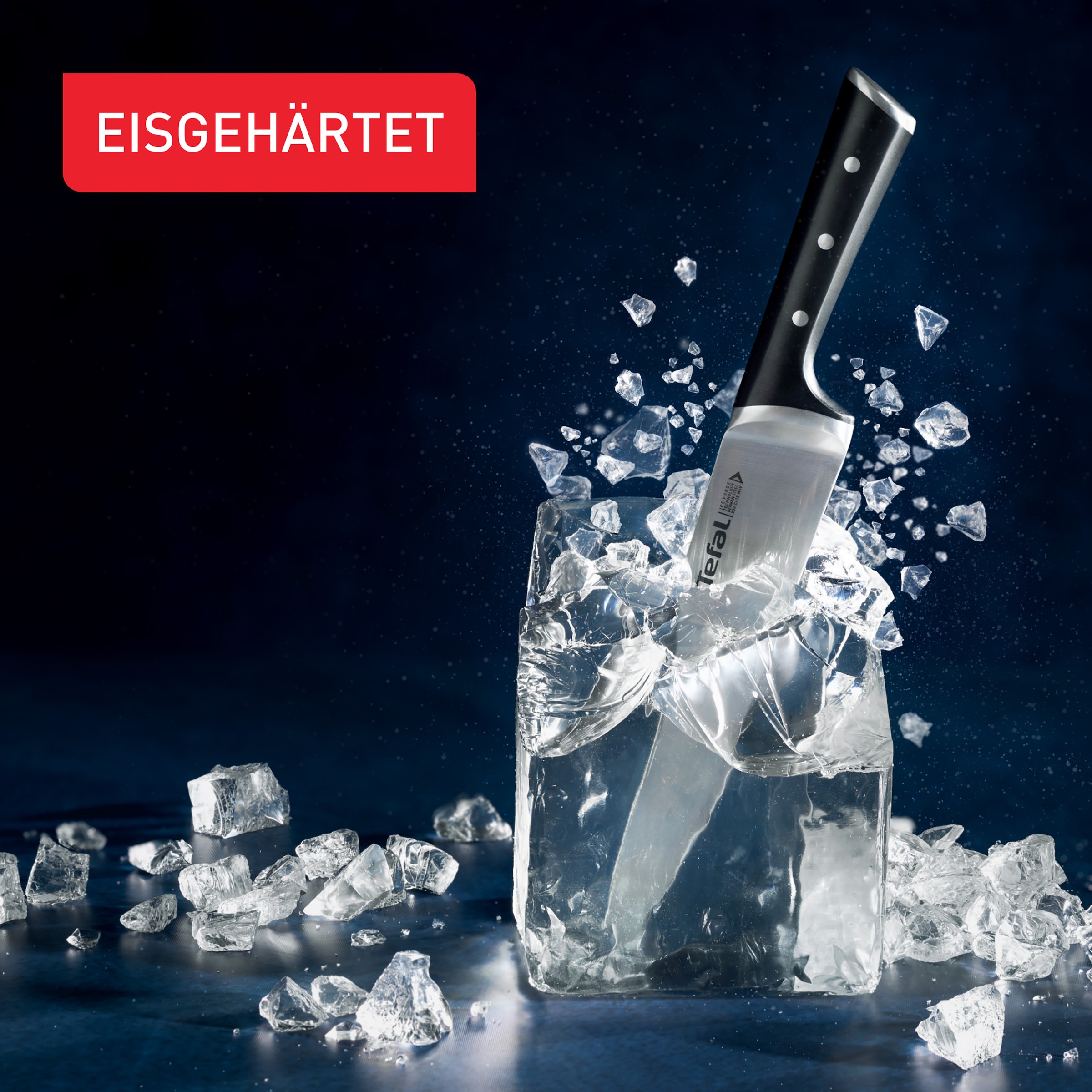 Tefal Kochmesser »Ice Force« 15 cm, Eishärtungstechnologie, Klinge aus deutschem Edelstahl