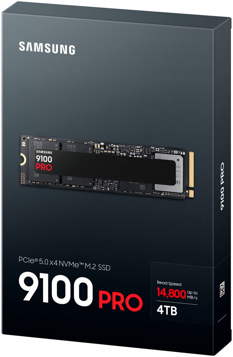Samsung interne Gaming-SSD »9100 PRO 4TB«, 2,5 Zoll, Anschluss PCI Express 5.0