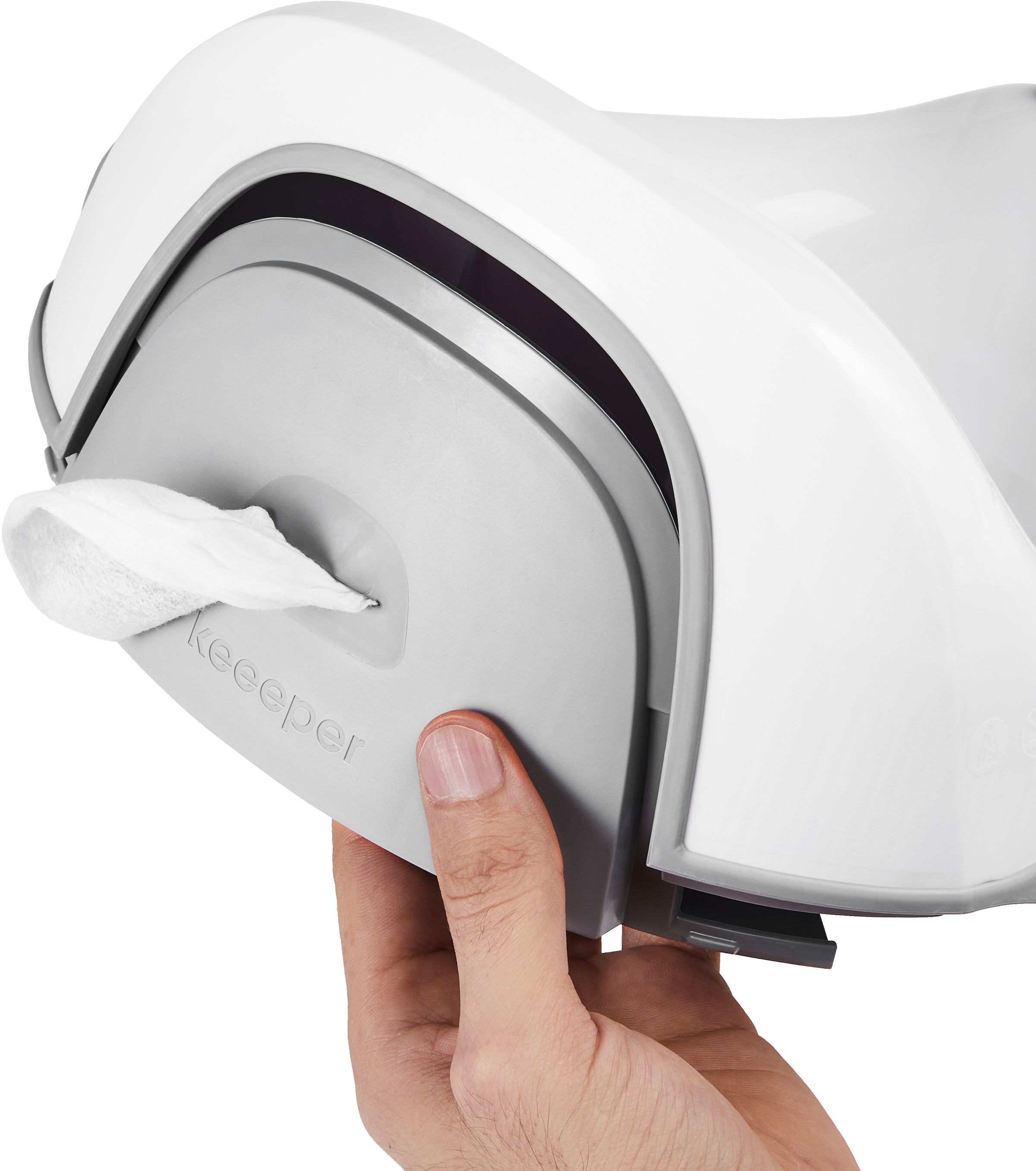 keeeper Toilettentrainer »kasimir babytopf deluxe 4in1, nordic white«, Made in Europe, FSC® - schützt Wald - weltweit