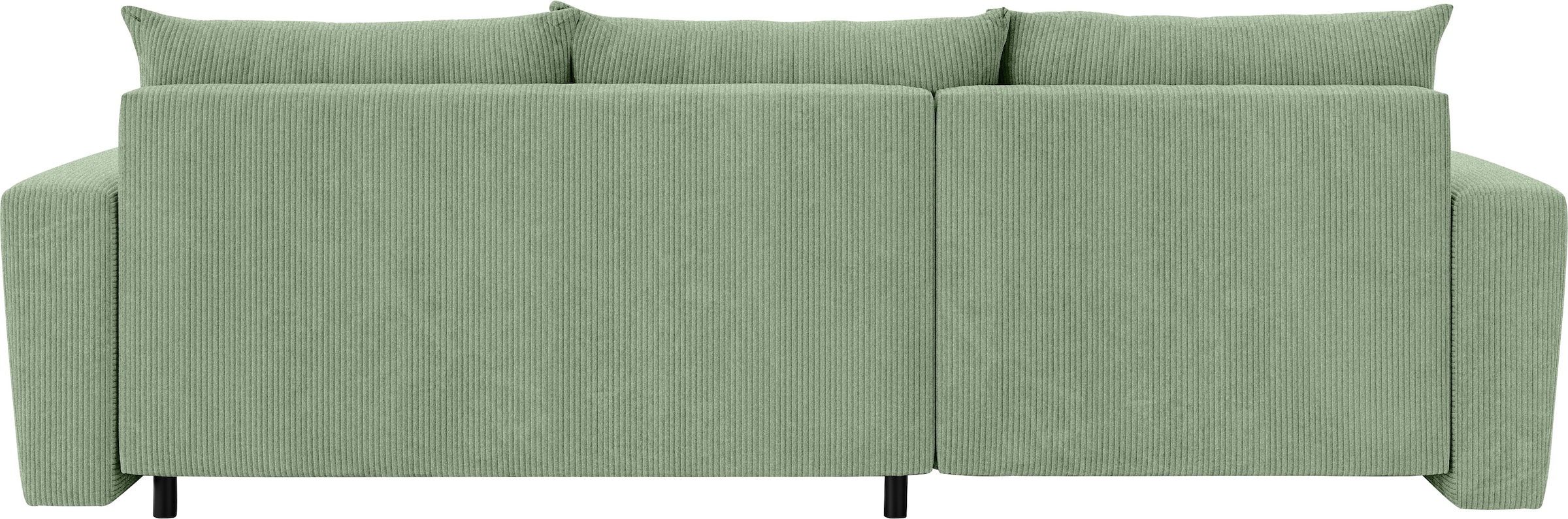 INOSIGN Ecksofa »MAGHERA universell Schlafsofa mit Bettkasten, Maße B/T/H: 255/142/84cm«, L-Form mit Recamiere rechts oder links montierbar, hoher Sitzkomfort