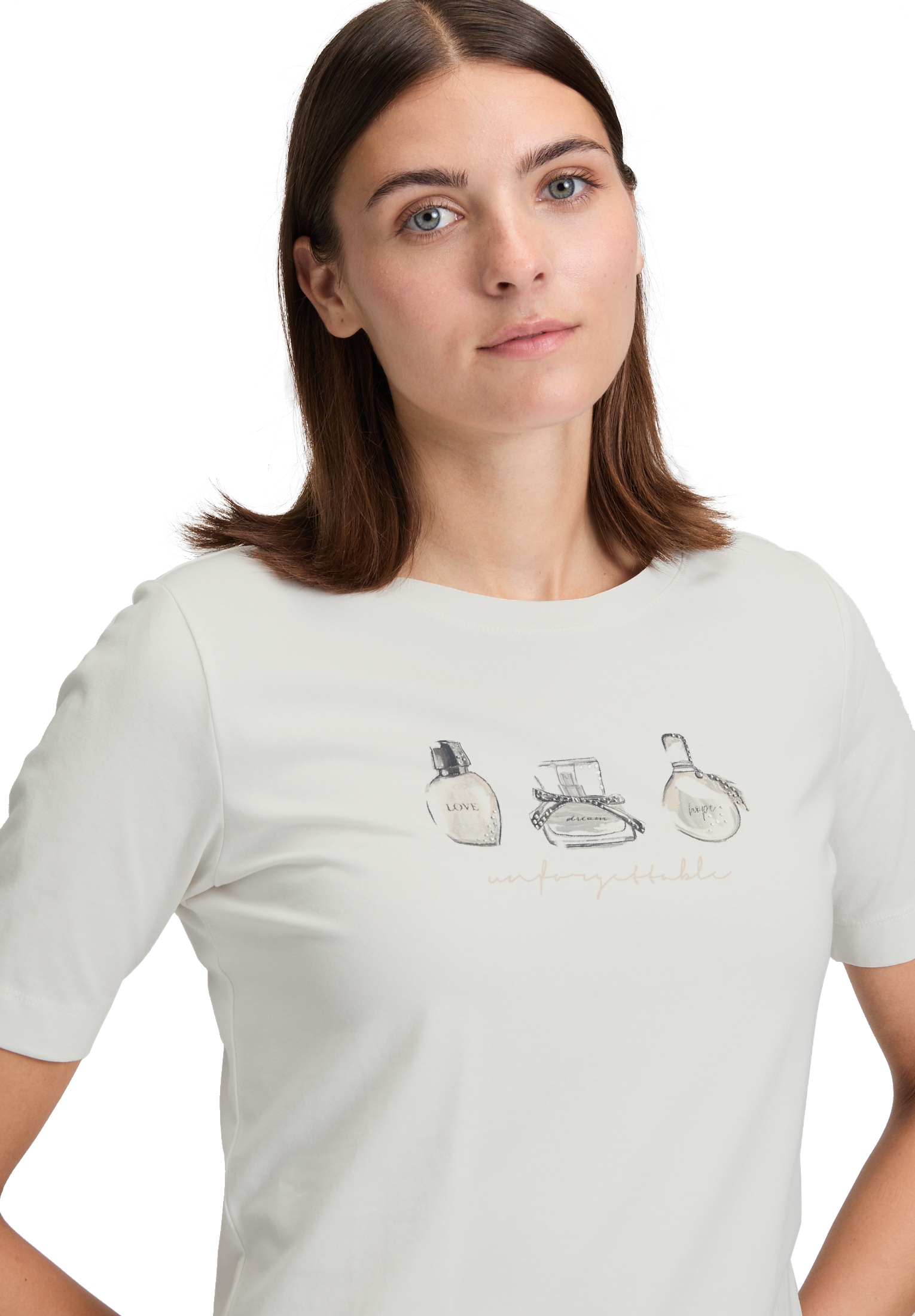 Betty&Co Langarmshirt »Casual-Shirt mit Print«