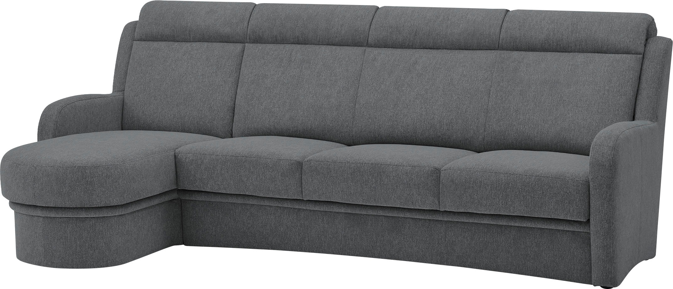 VILLA BECK Ecksofa »Varese L-Form«, (2 St.), Kopfteilverstellung, wahlweise mit Sitzvorzug, in Sitzhöhe 46 cm