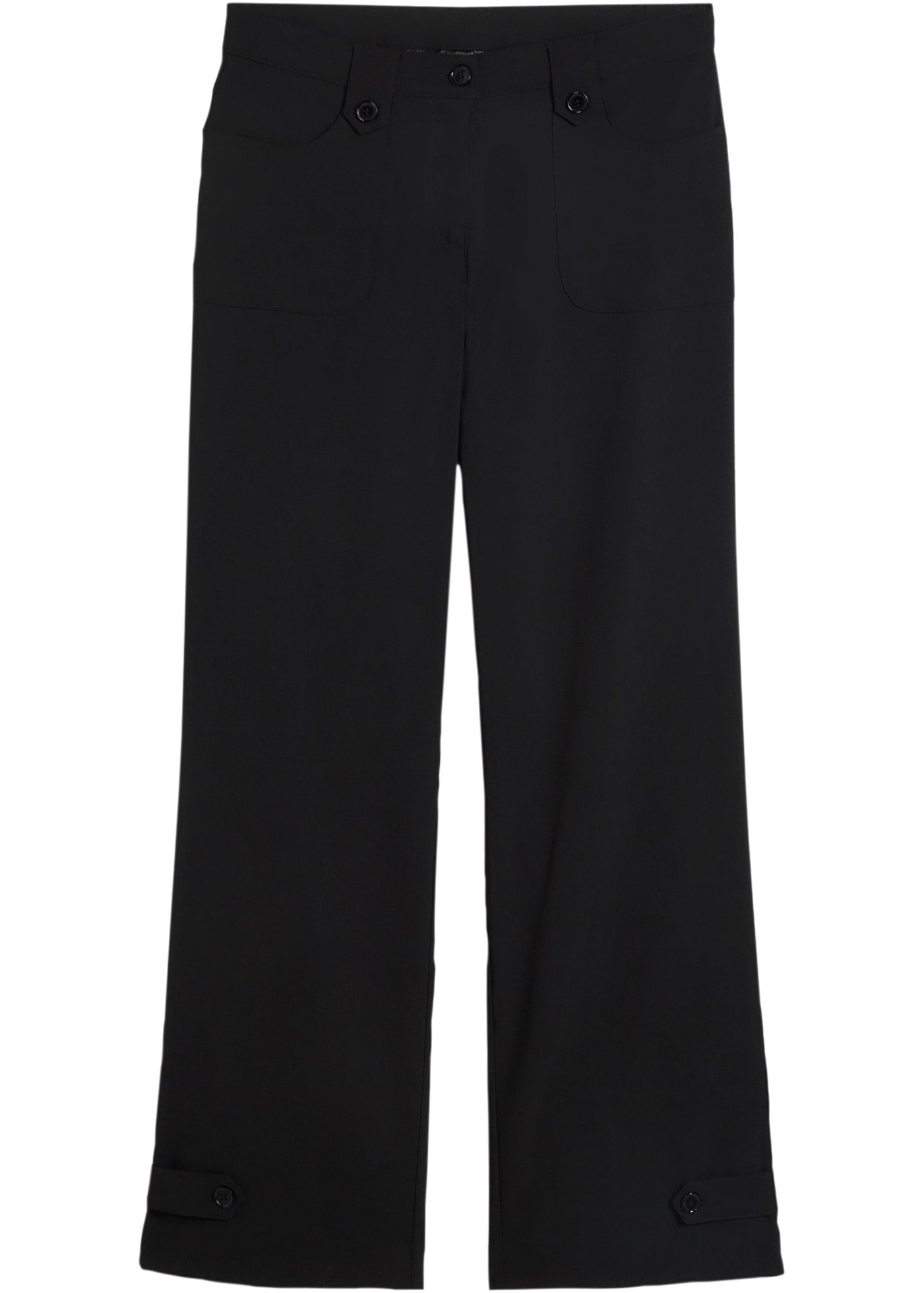 bonprix Stretch-Hose  aus Polyester, Viskose und Elasthan, mit Bequembund, Regular Fit