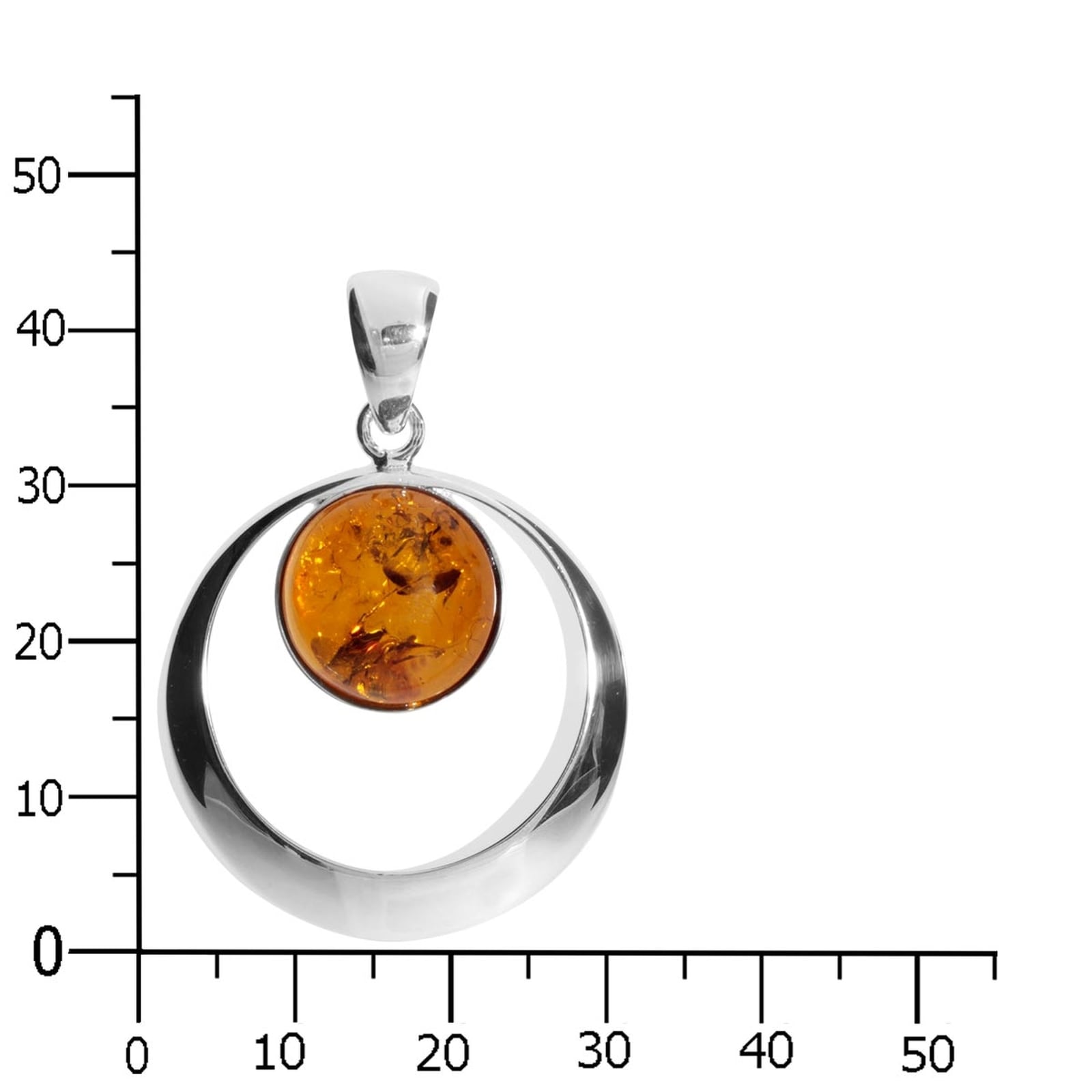OSTSEE-SCHMUCK Kettenanhänger »- Lenka - Silber 925/000 - Bernstein«