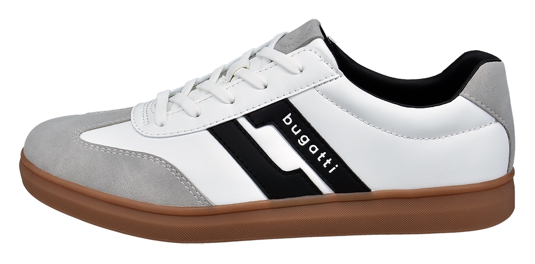 bugatti Sneaker  Retro Sneaker, Schnürschuh, Freizeitsneaker mit softem Schaftrand