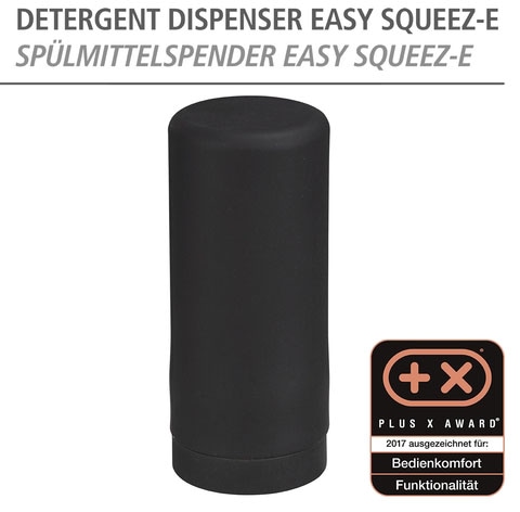 WENKO Spülmittelspender »Modell Easy Squeez-e«, nachfüllbarer Spülmittel- und Seifenspender aus Silikon, ca. 250 ml