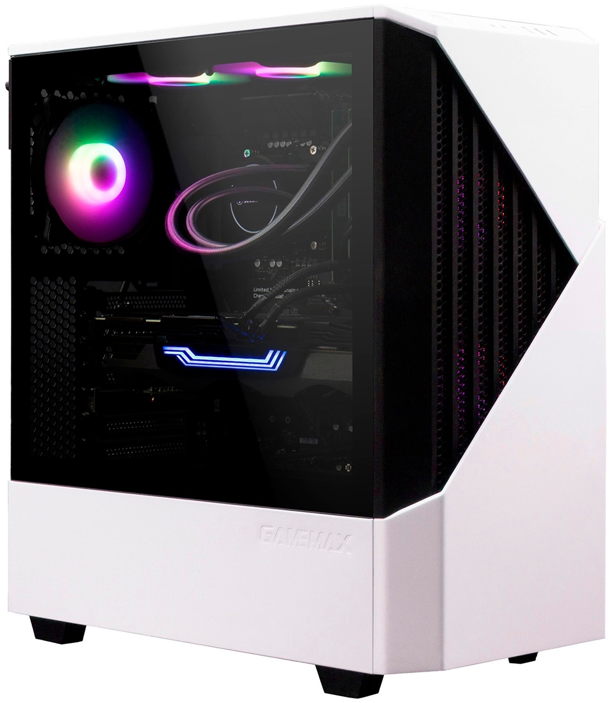 GAMEMAX Gaming-PC-Komplettsystem »MegaDeal Horizon 2886 AMD Ryzen 5 9600X WAK 32GB DDR5 1TB SSD RX 9070« 34 ″ AMD Ryzen 5 Radeon RX 9070 32 GB RAM 1.000 GB SSD Windows 11, DDR5 RAM+ MSI PRO MP341CQW LED-Monitor Curved 86,4cm (34")