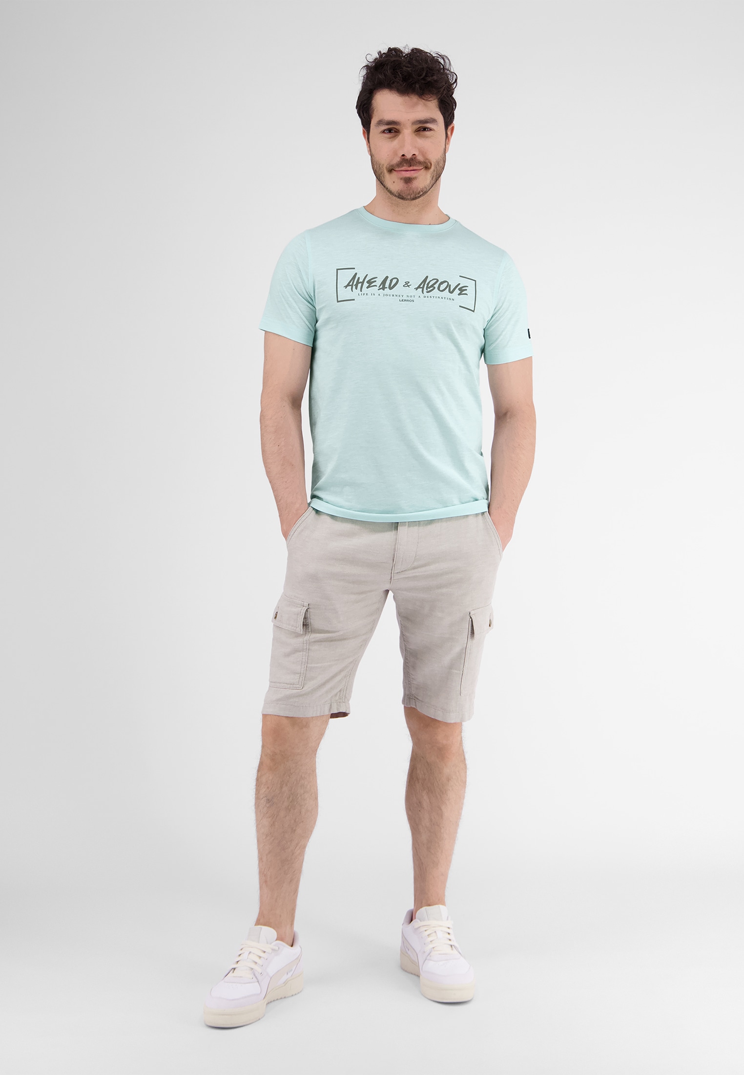 LERROS T-Shirt »LERROS T-Shirt *Ahead & Above*«