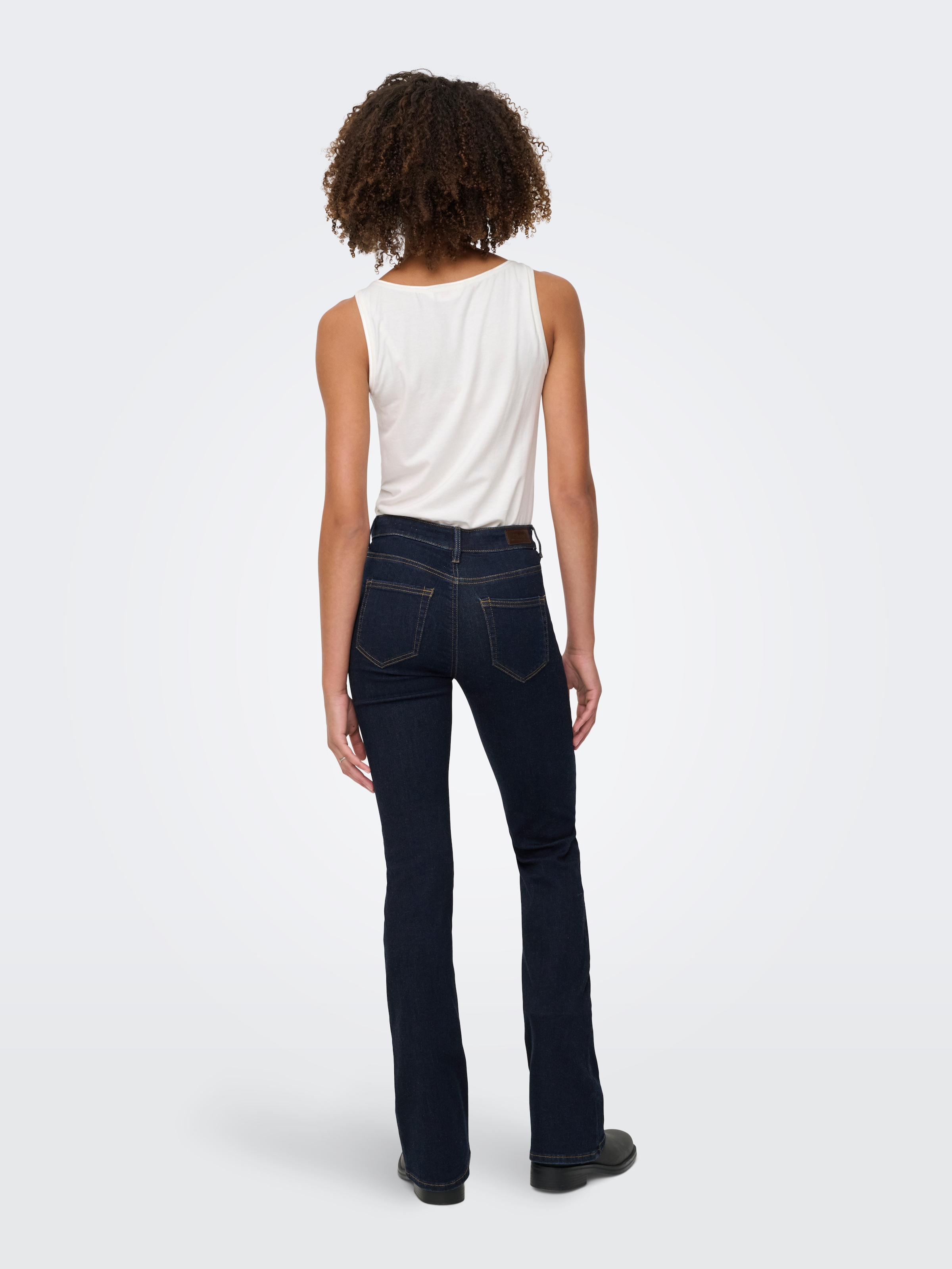 ONLY Bootcut-Jeans »ONLBLUSH MID WAIST FLARED DNM BOX«