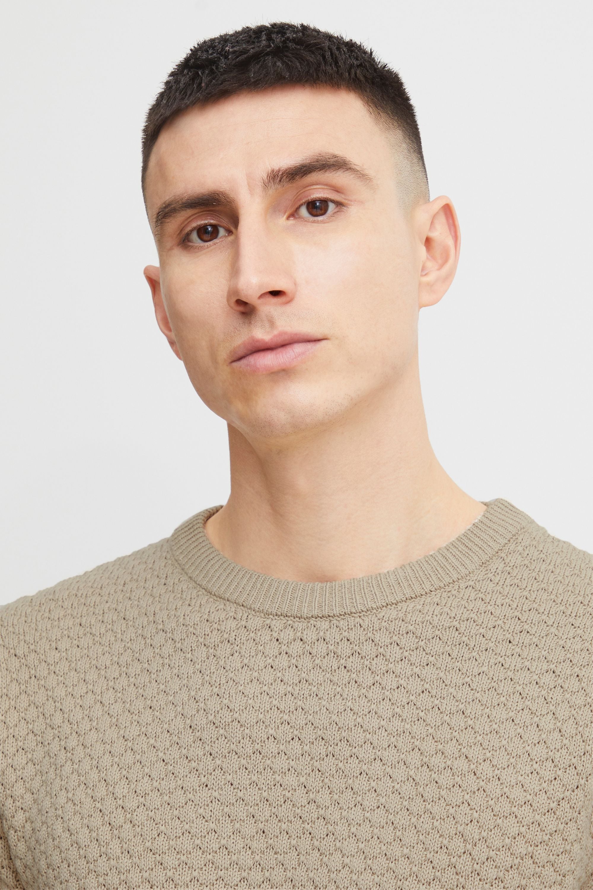 !Solid Strickfleece-Pullover »Strickpullover SDClive«