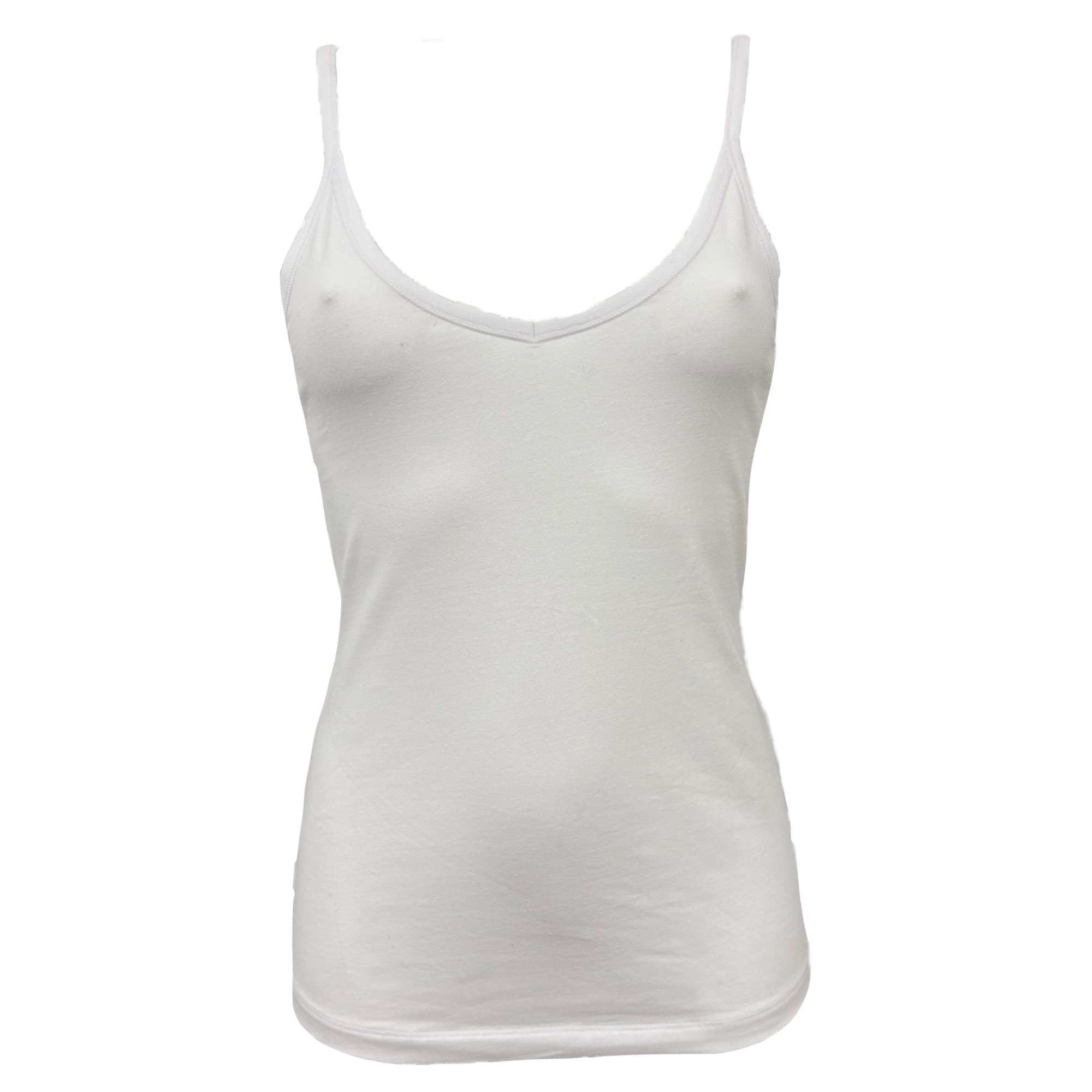 My Basic Damen Unterhemd »Singlet cotton« 3er Pack in weiß, Größe S