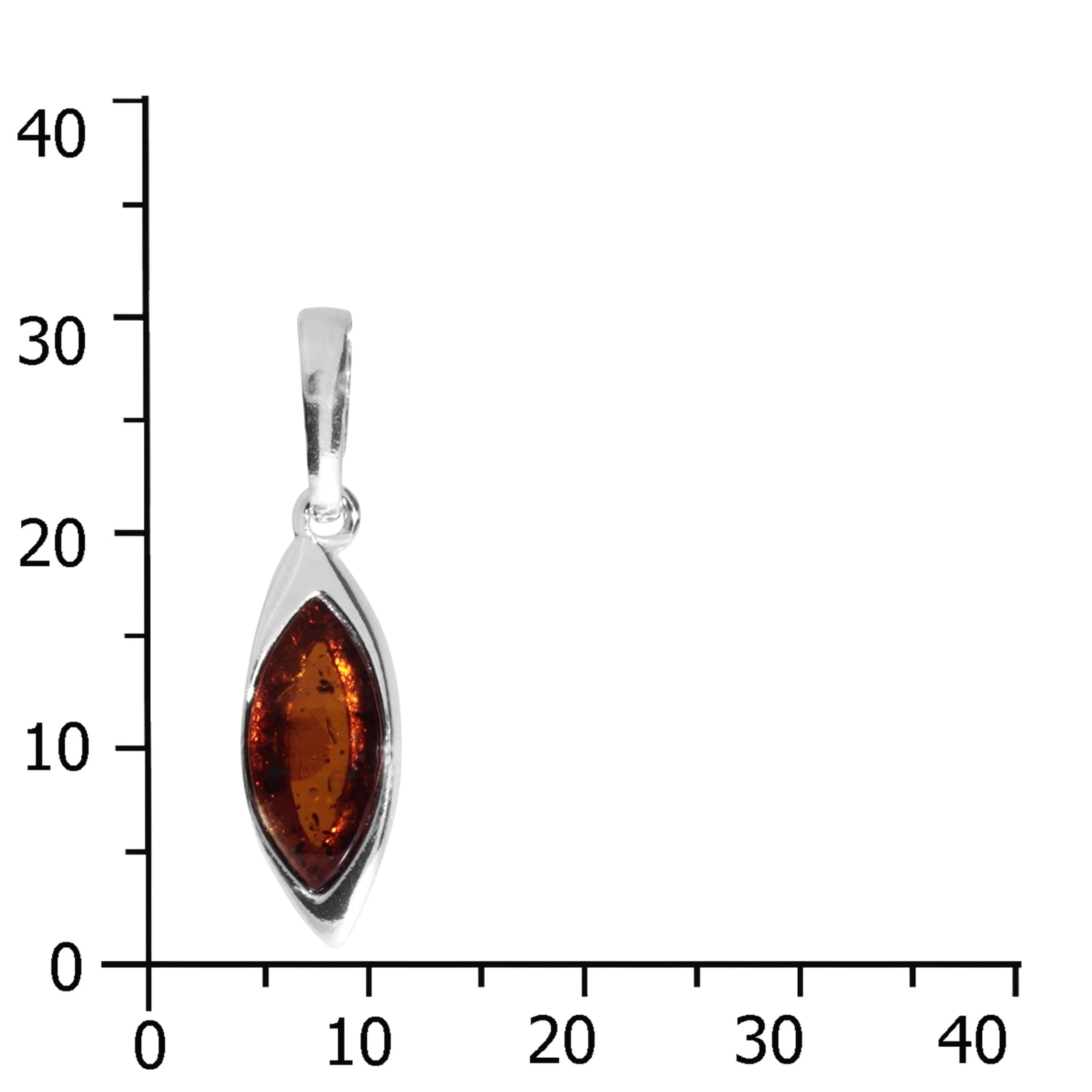 OSTSEE-SCHMUCK Kettenanhänger »- Tonje - Silber 925/000 - Bernstein«
