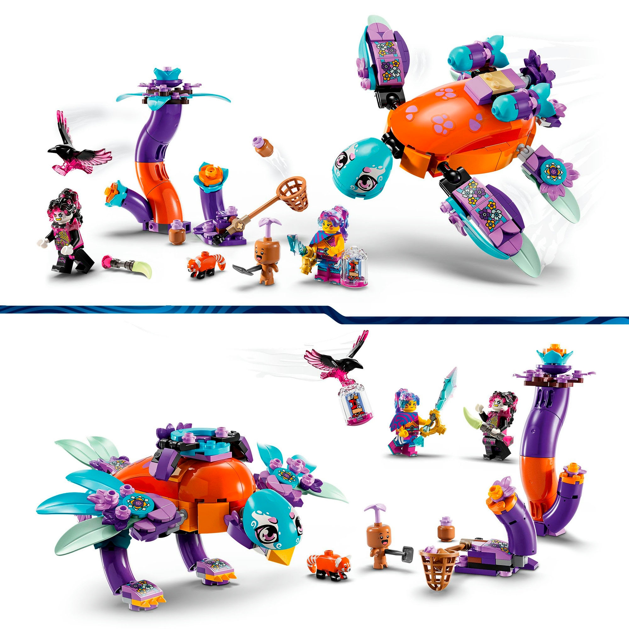 LEGO® Konstruktionsspielsteine »Izzies Traumtiere (71481), LEGO DREAMZzz«, (328 St.), Made in Europe