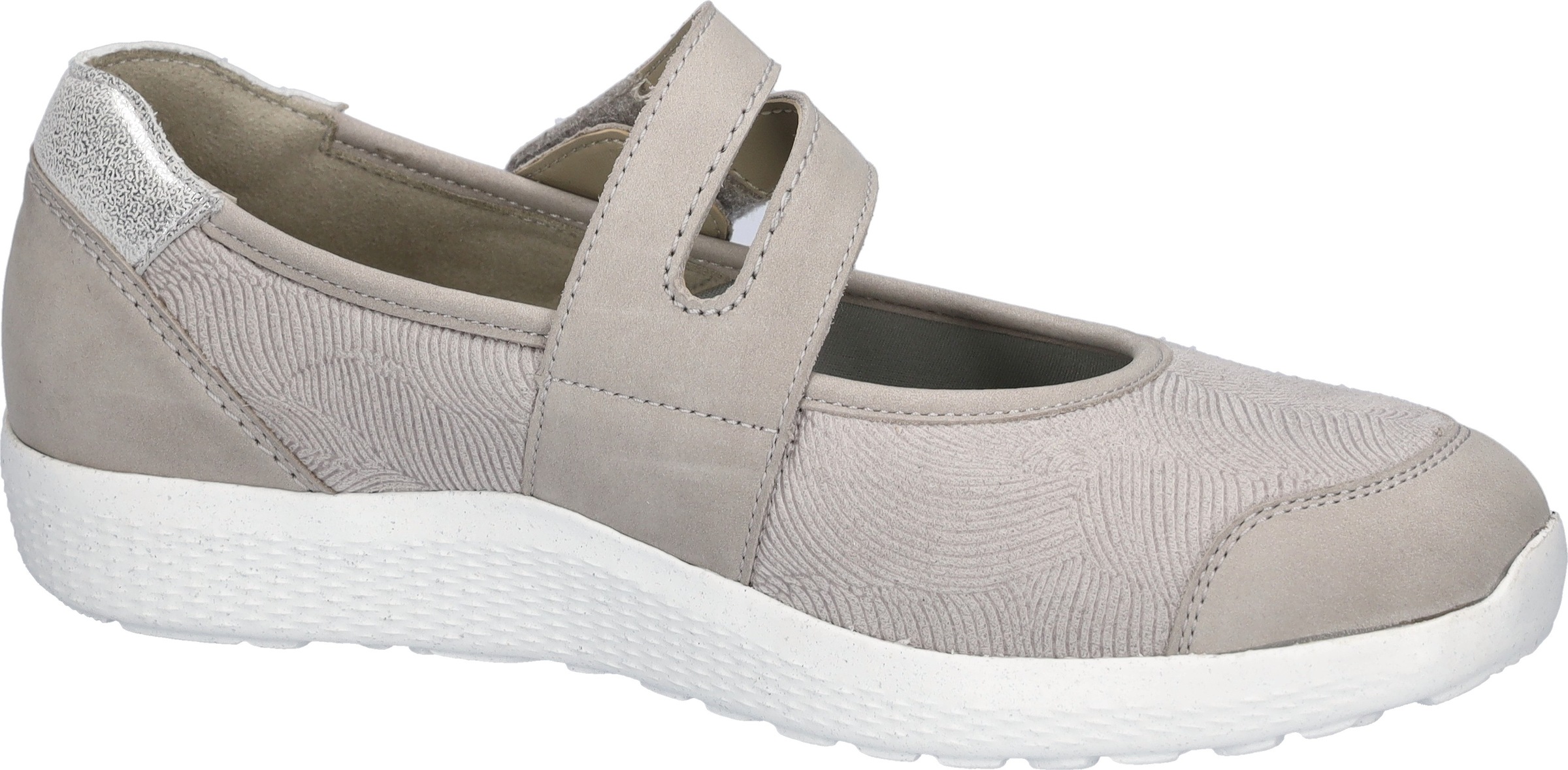 Waldläufer Riemchenballerina »K-IRA Soft«  Schlupfschuh mit Klettriegel, Bequemschuh, K-Weite