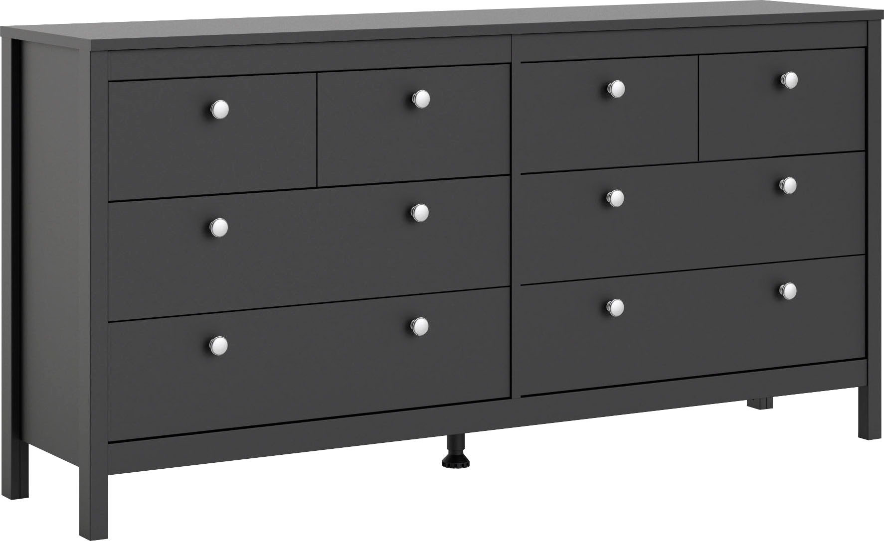 Home affaire Kommode »Madrid, Aufbewahrung, Schubladenschrank, Stauraum«, mit 4 kleinen und 4 großen Schubladen, Breite 160 cm