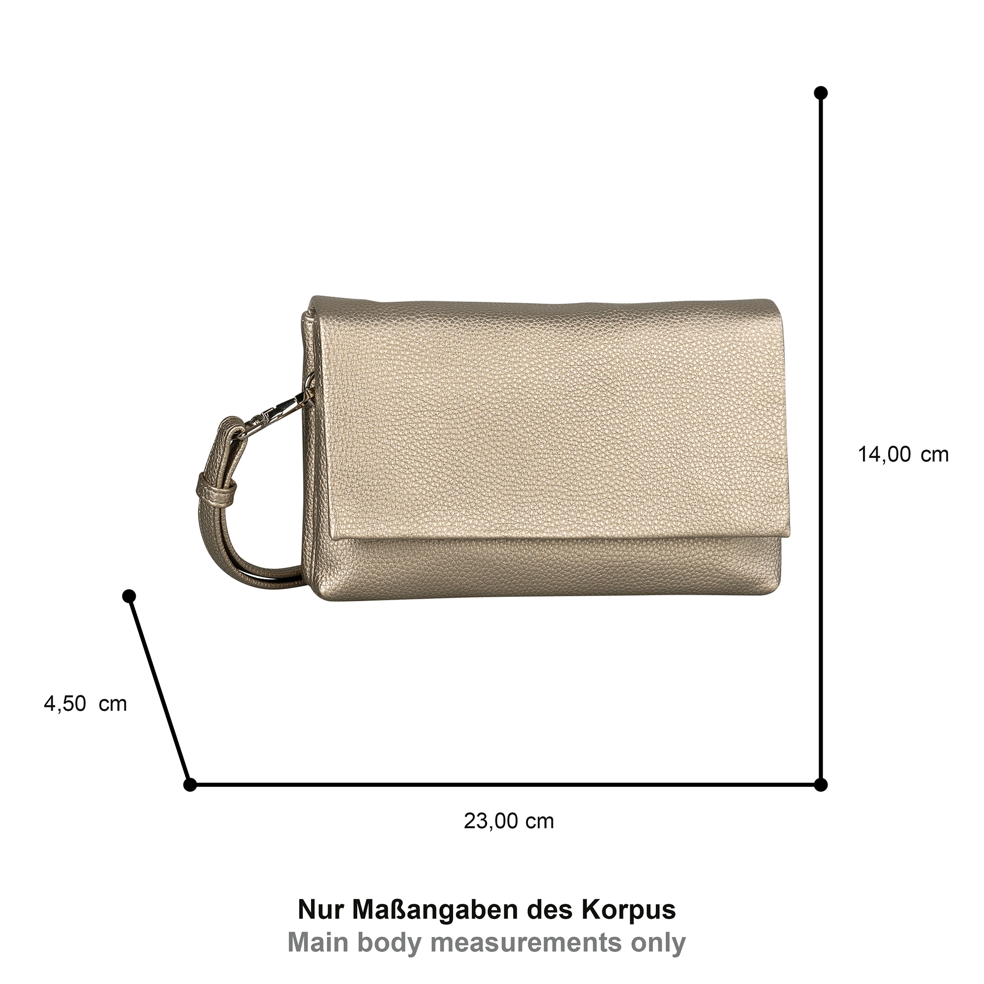 Gabor Abendtasche »Salara« schlicht und funktional, mit 2 Kammern je nach Anlass variabel tragbar