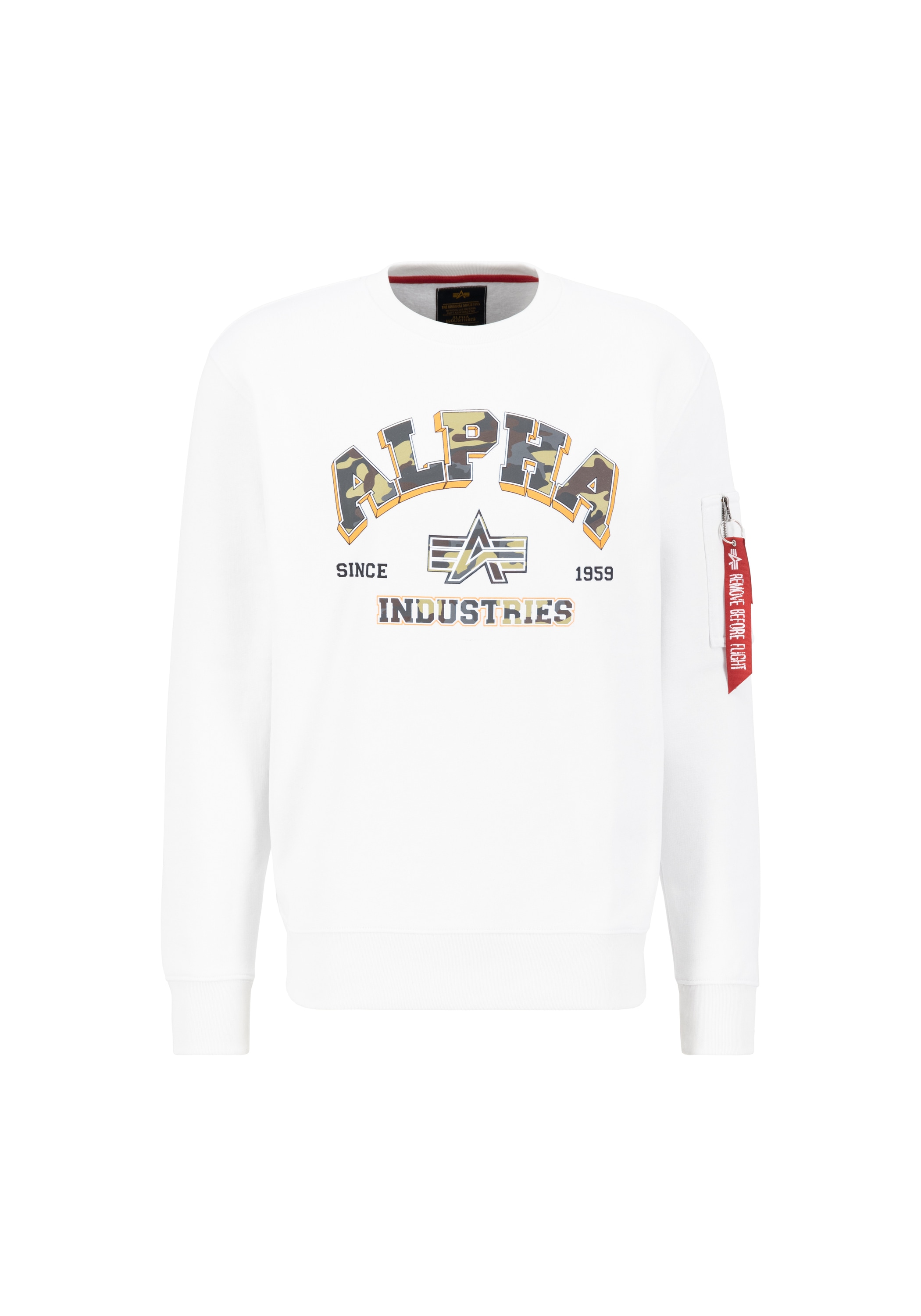 Sweater »ALPHA INDUSTRIES Men - Sweatshirts College Camo Sweater«