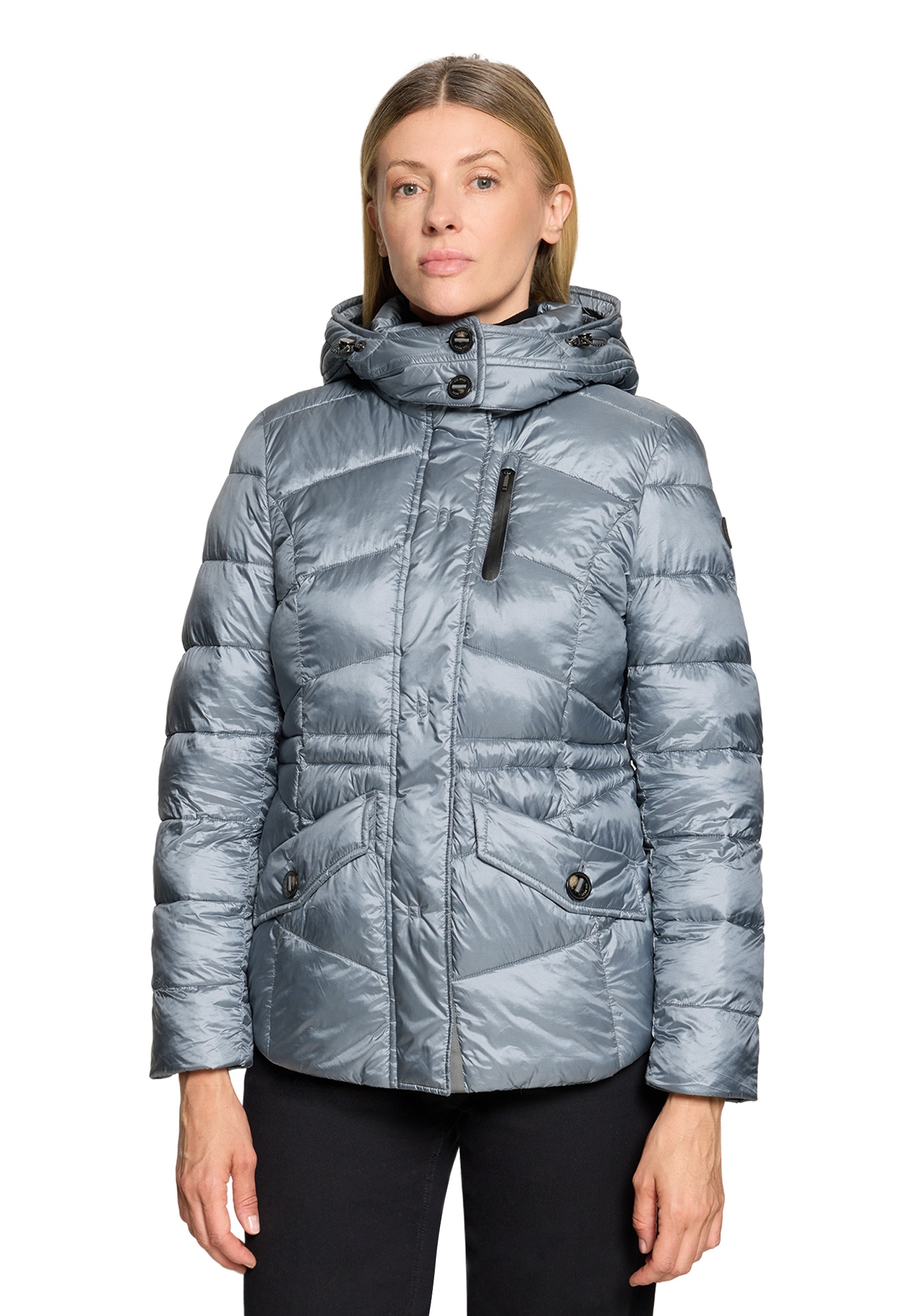 Gil Bret Steppjacke mit Kapuze mit abnehmbarer Kapuze