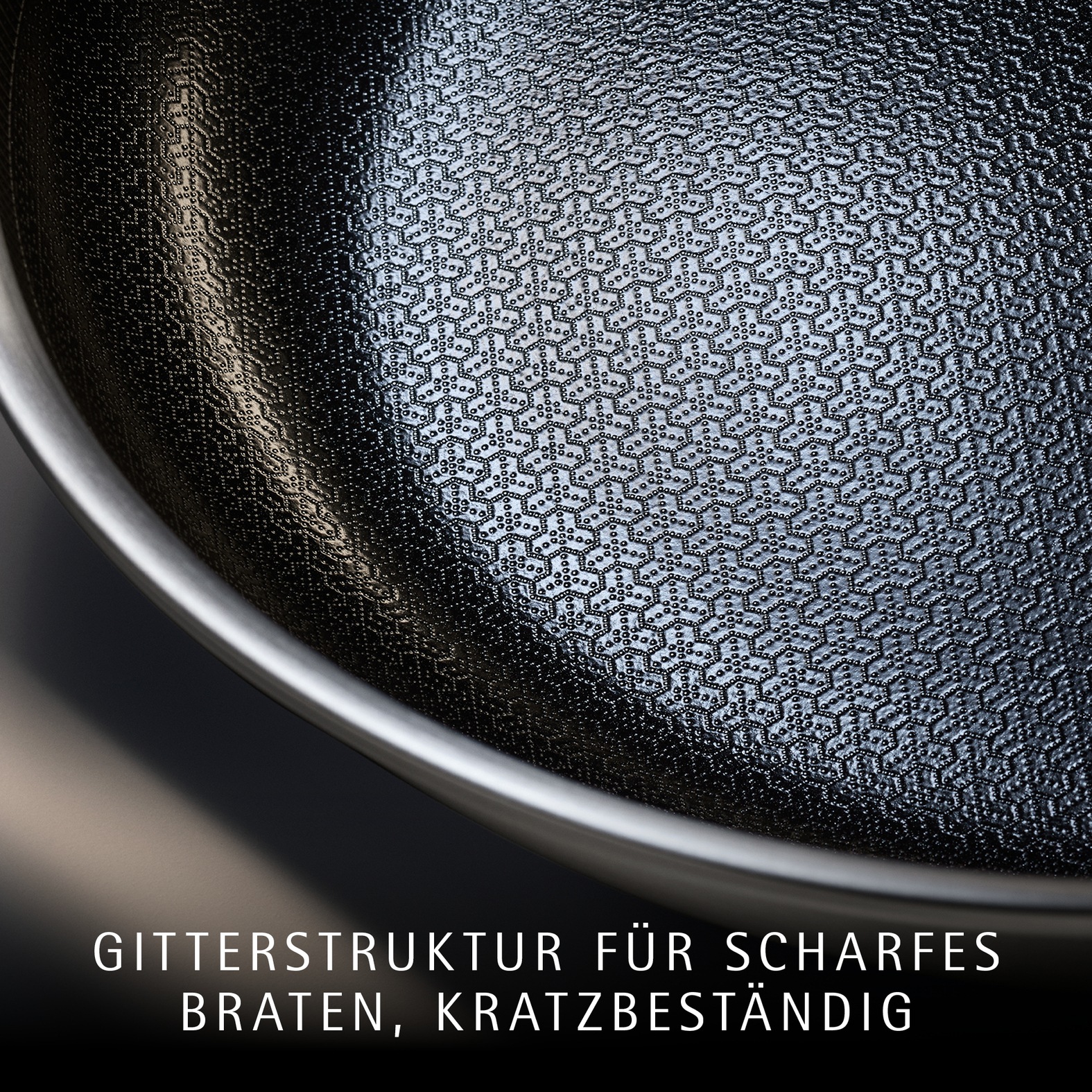 WMF Bratpfanne »Ultimate Profi Resist« Edelstahl 1 Stk. tlg. Honeycomb-Wabenstruktur, backofenfest, Hohlgriff, Schüttrand