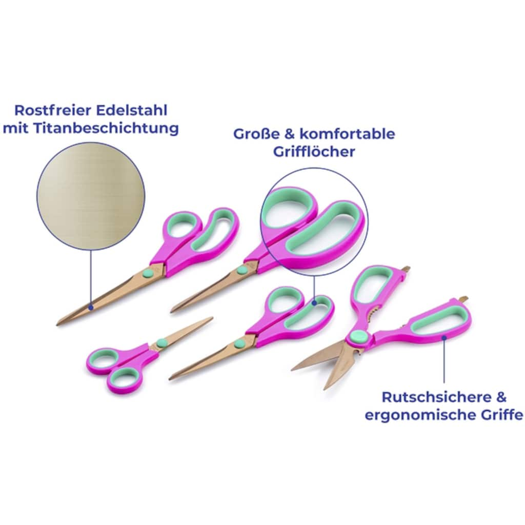 Maximex Universalschere, (Set, 5 tlg.)