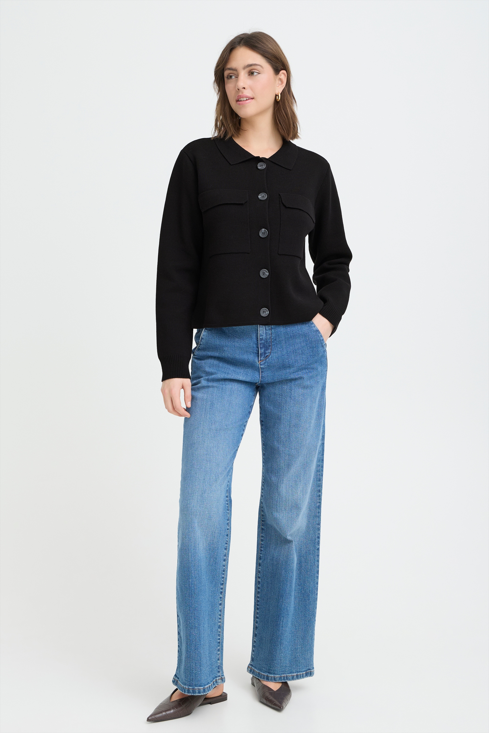 fransa Strickjacke »Strickjacke FRITA«