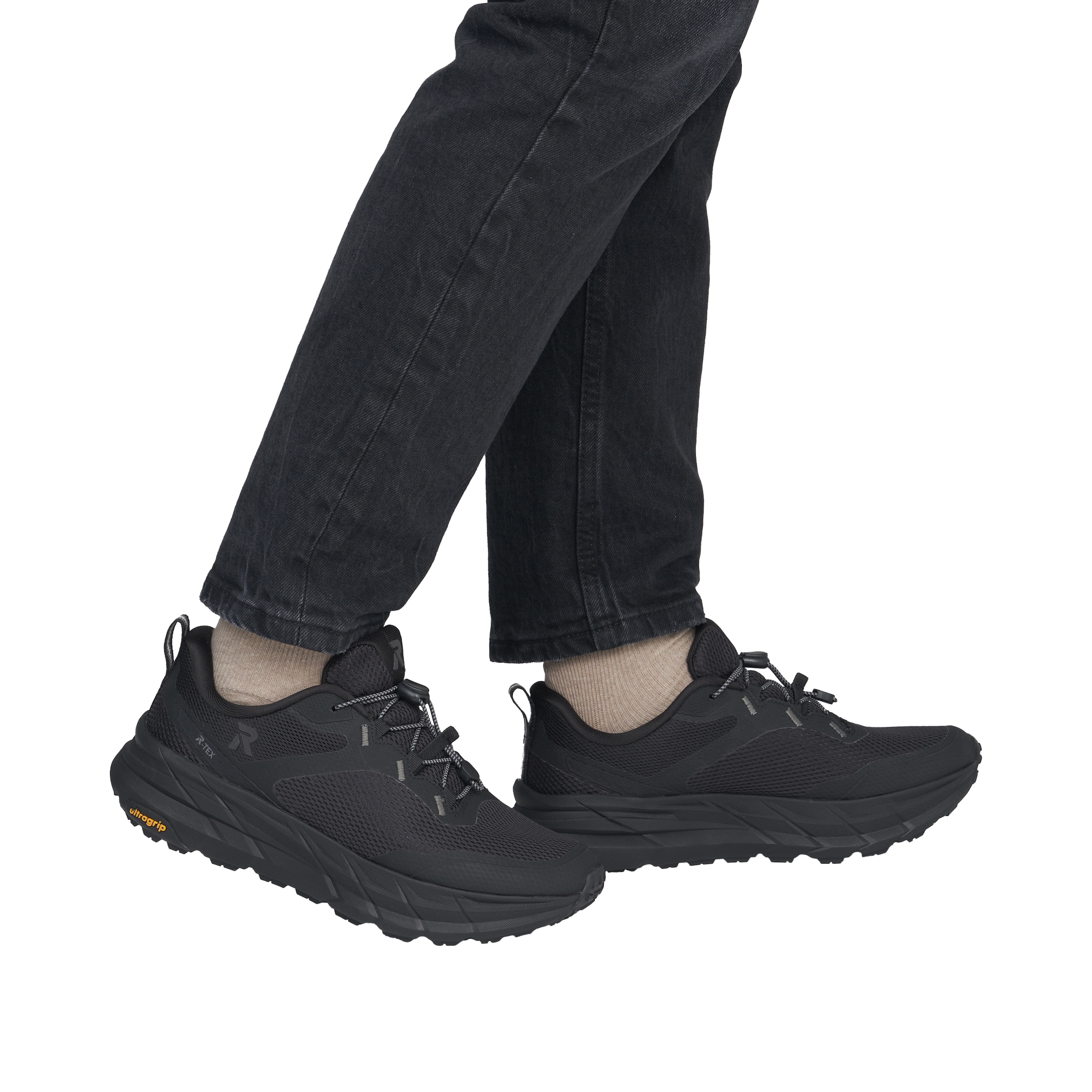 Rieker Plateausneaker  Outdoorschuh mit ultragrip-Laufsohle und Gummizug, TEX