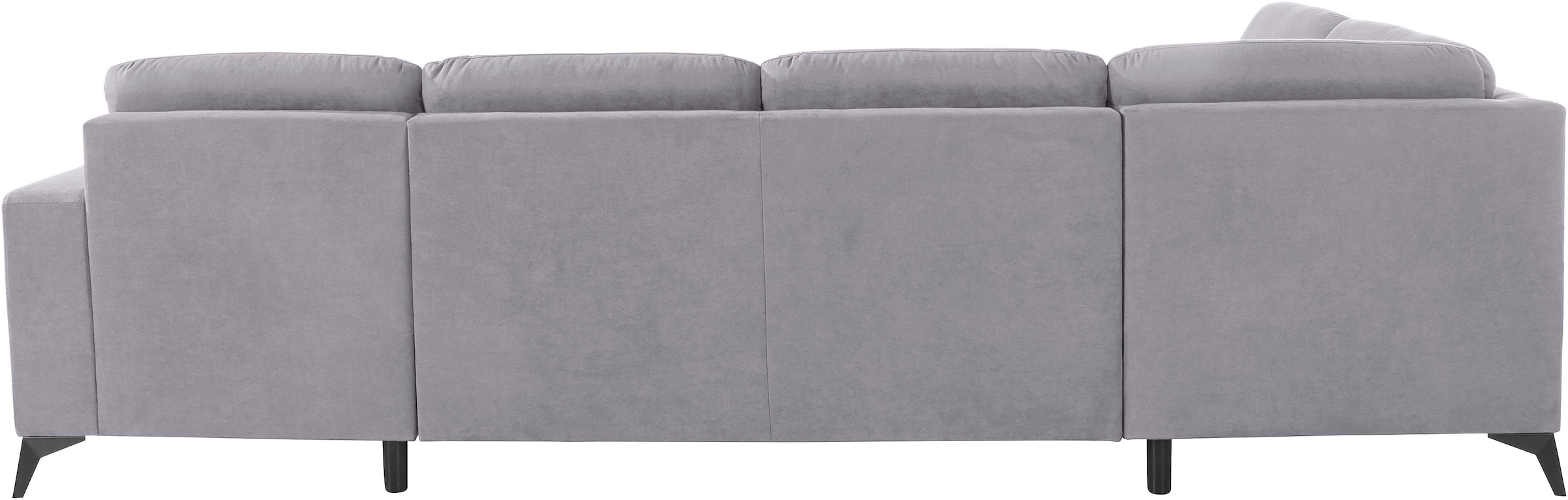 Places of Style Wohnlandschaft »Lolland U-Form«, Wahlweise mit Bettfunktion und Stauraum, auch mit abwischbarem Bezug