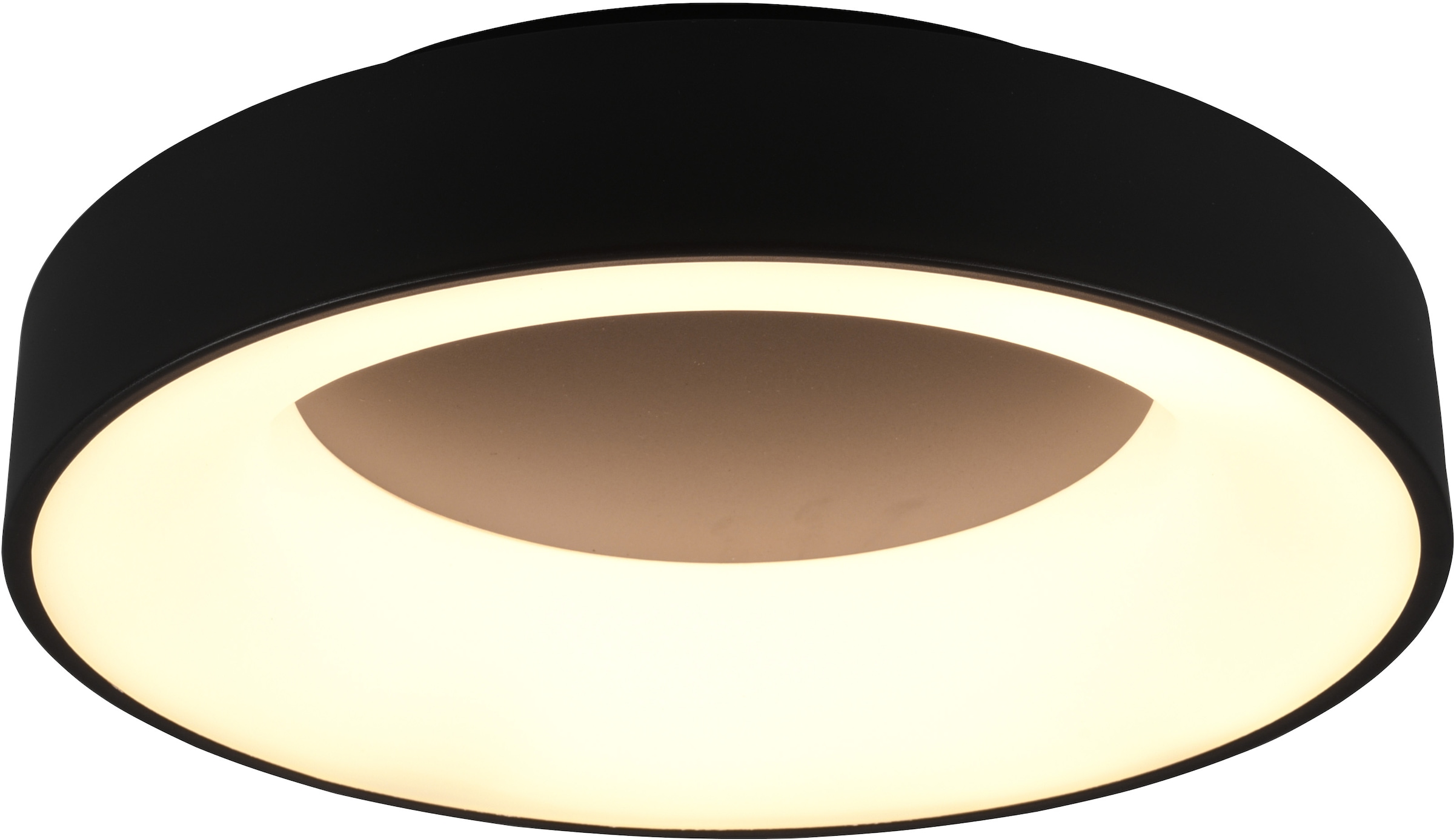 TRIO Leuchten LED Deckenleuchte »GIRONA«, 1 flammig, Leuchtmittel LED-Modul | LED fest integriert, mit Switch Dimmer dimmbar über Wandschalter, 3000K, 3100 Lm