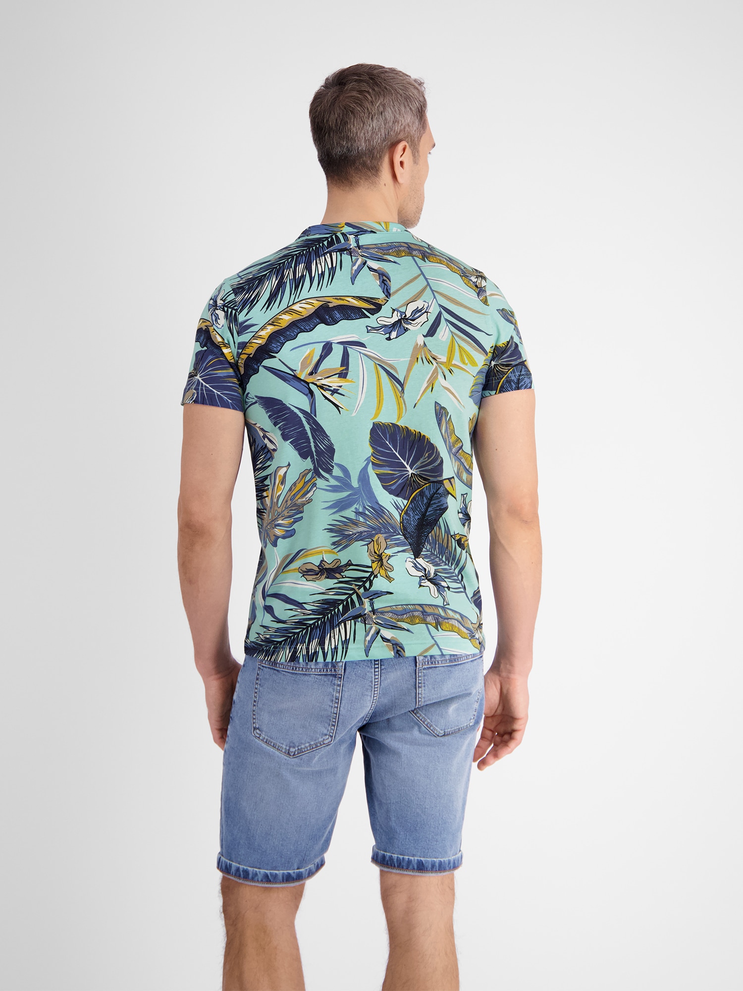 LERROS T-Shirt »LERROS T-Shirt im Hawaiian-Style«