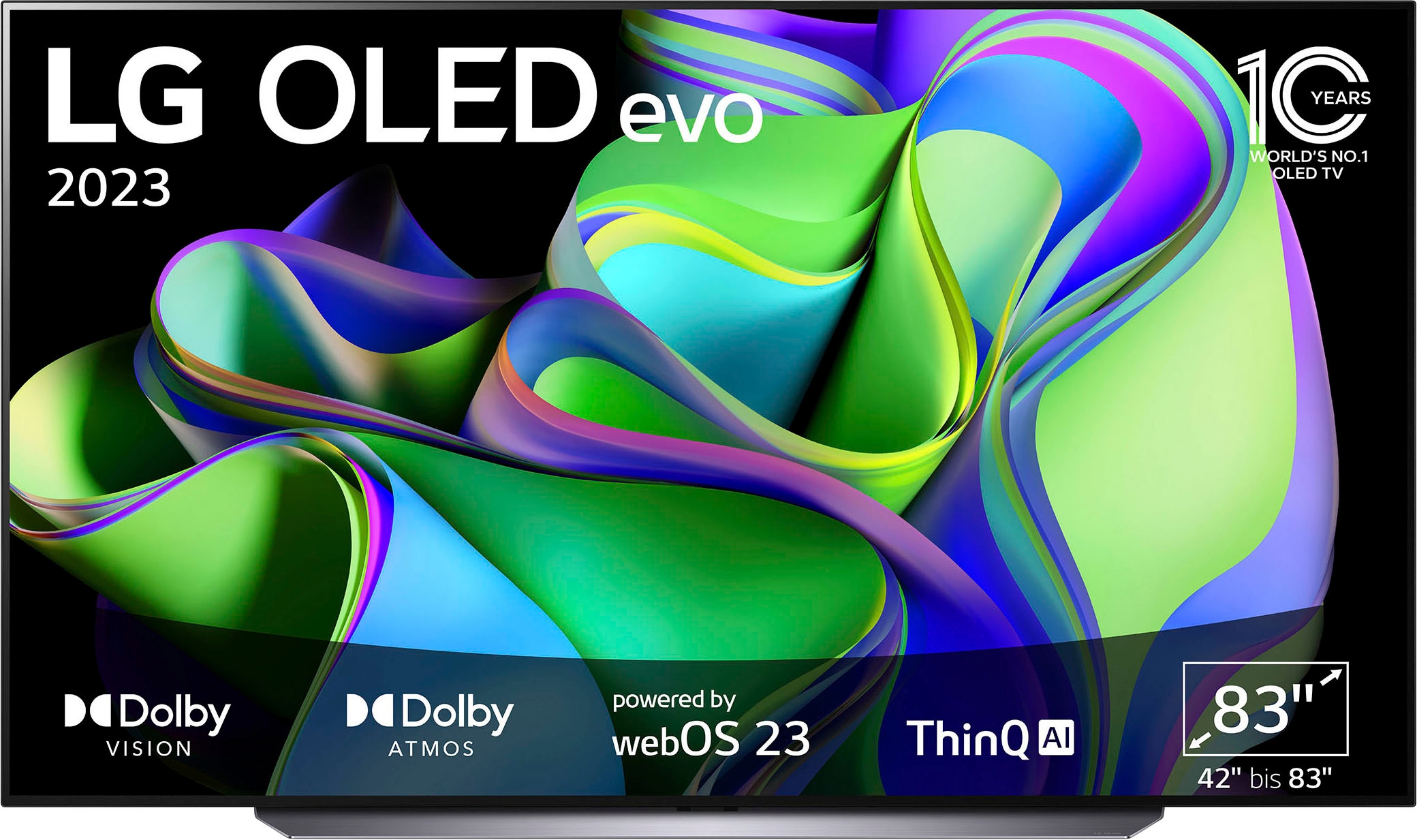 OLED-Fernseher, 210 cm/83 Zoll, 4K Ultra HD, Smart-TV, OLED evo, bis zu 120 Hz, α9...