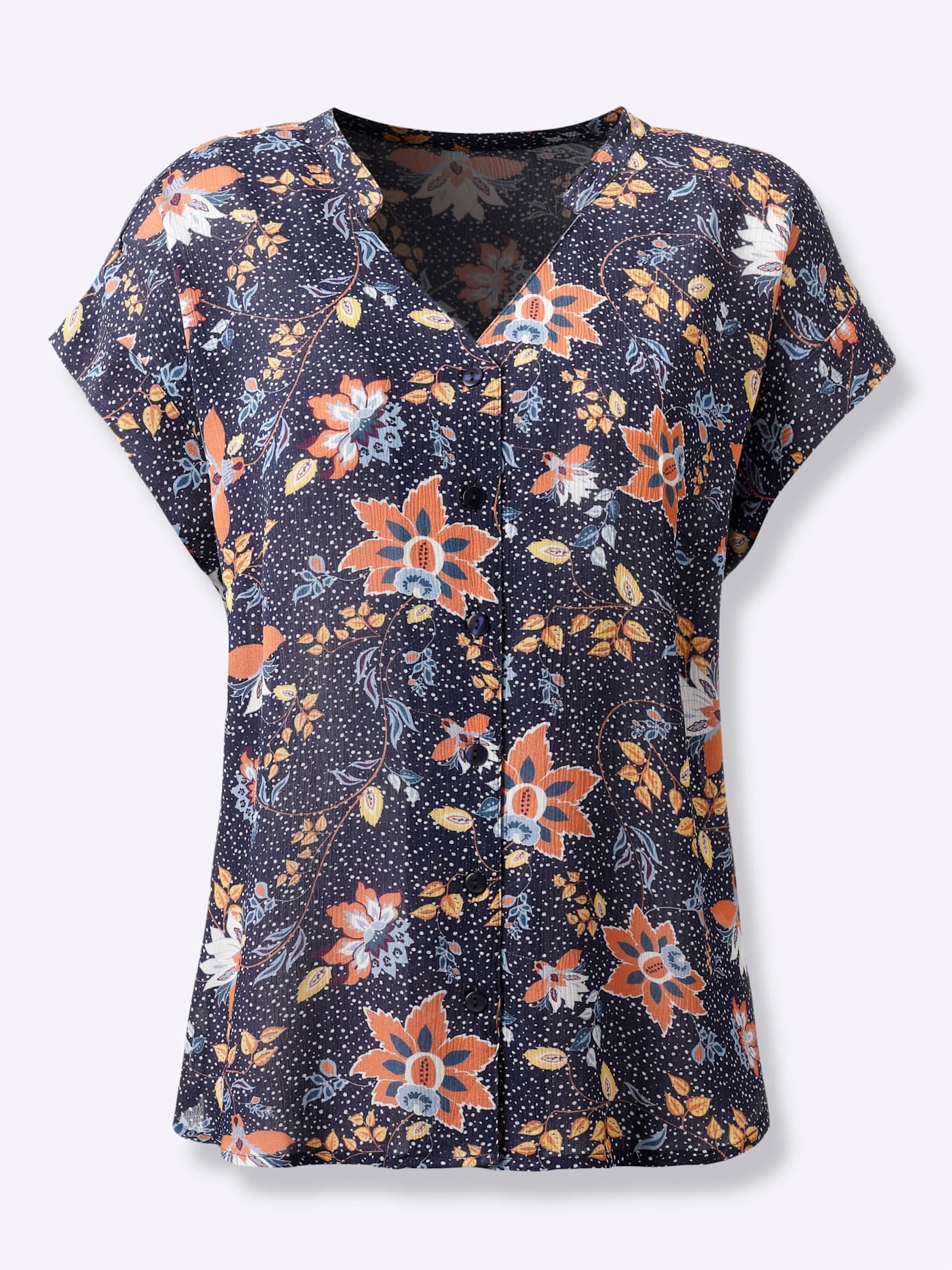 Classic Basics Druckbluse