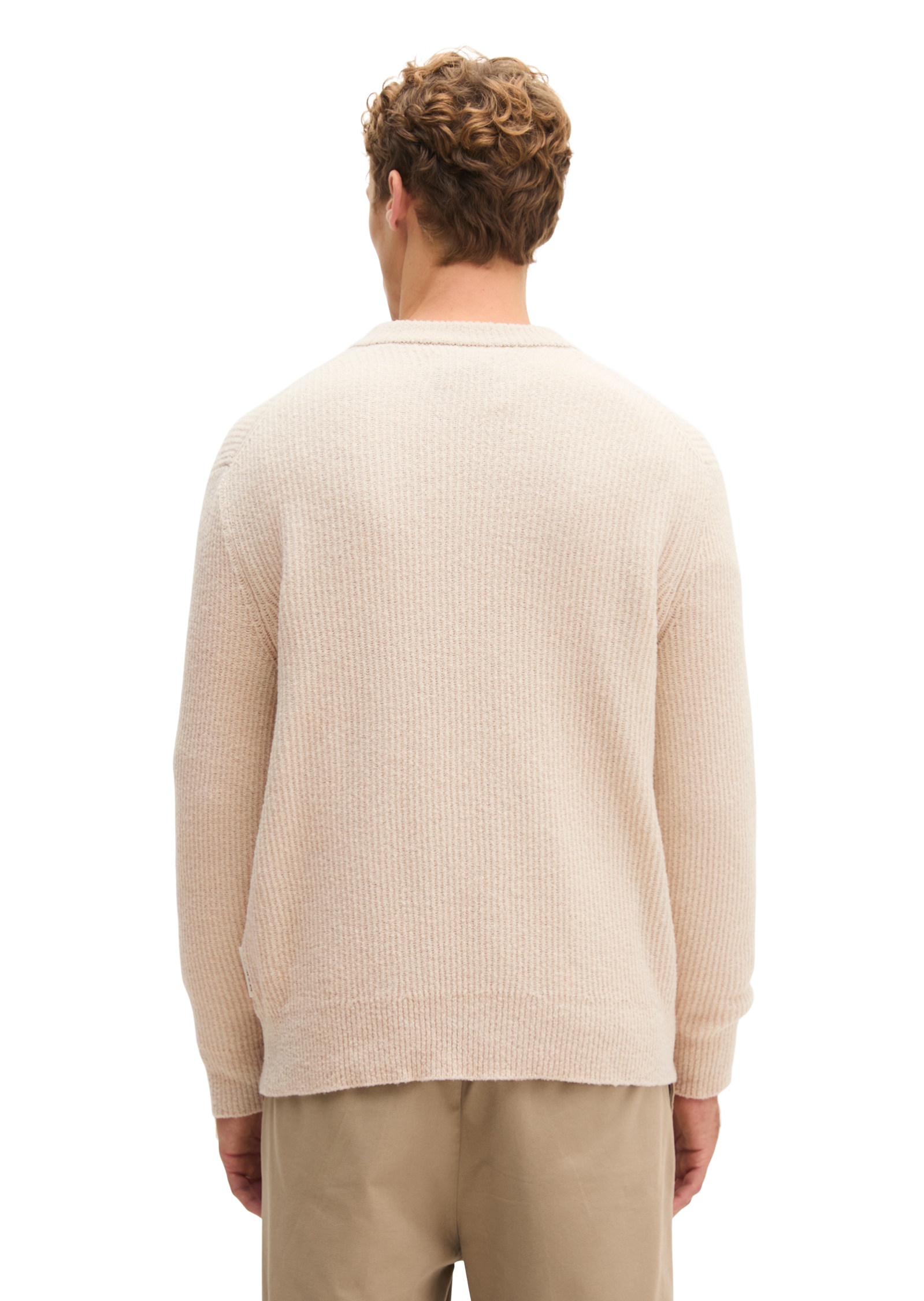 Marc O'Polo Strickjacke regular aus weichem Schurwoll-Mix