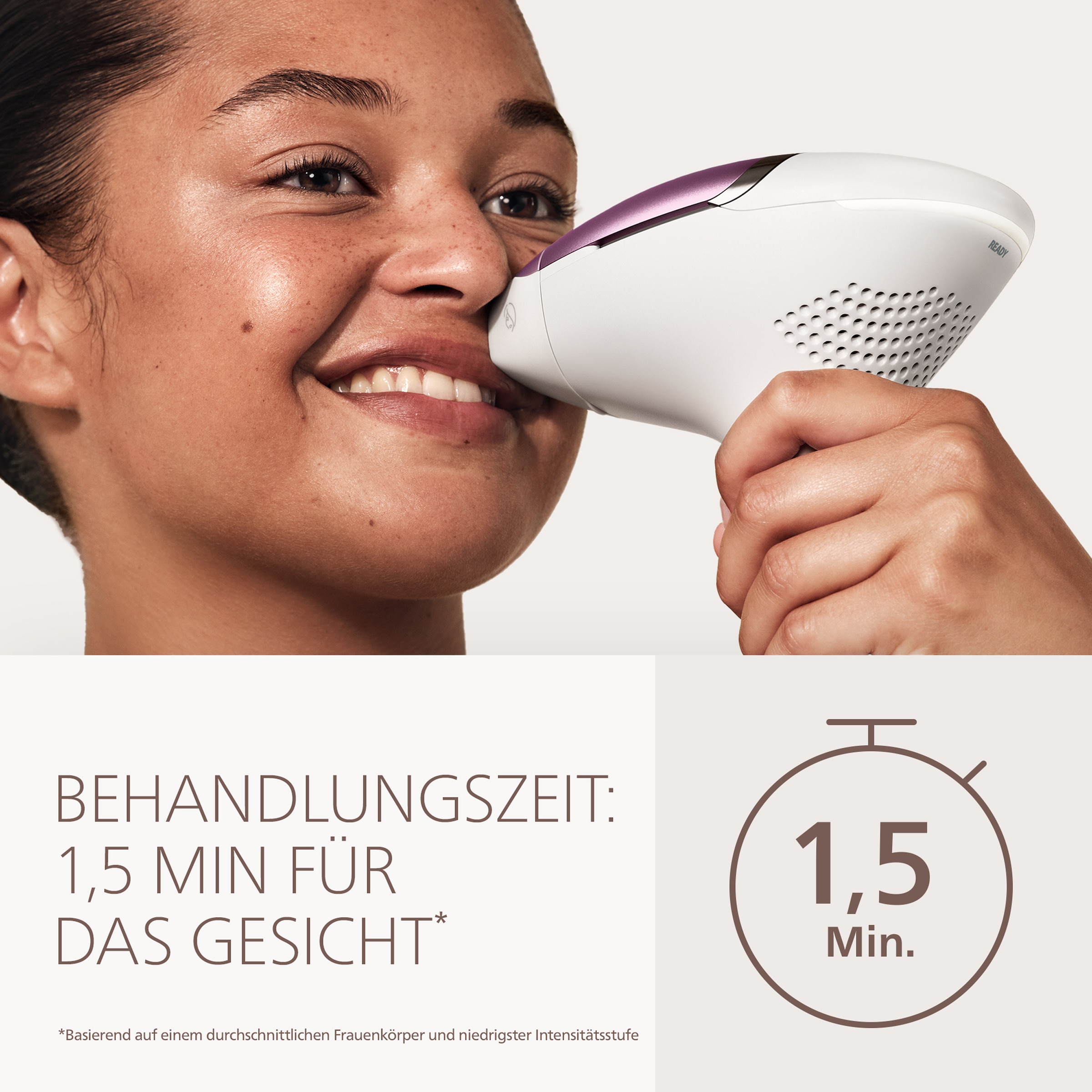 Philips IPL-Haarentferner »Philips Lumea Series 8000 BRI934/00, NEUHEIT« 2 Aufsätze (Gesicht, Körper)