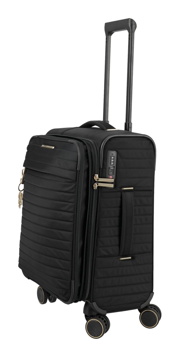 travelite Weichgepäck-Trolley »BARBARA STEPP Weichgepäck-Koffer« 40 l 4 Rollen Volumenerweiterung und Schlüsselanhänger – stylisches Reisegepäck