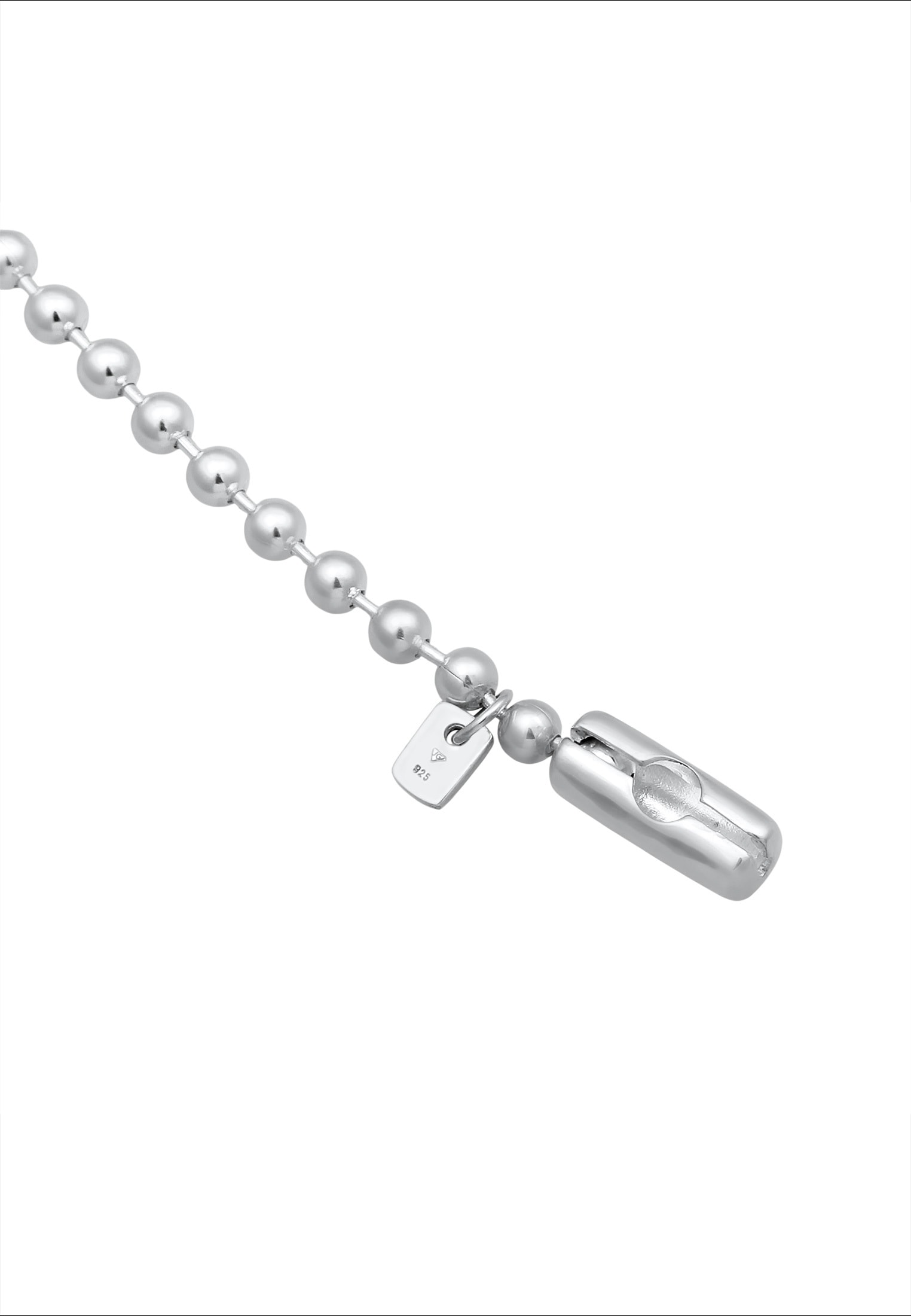 Kuzzoi Silberkette »Halskette Basic Kugeln 925 Sterling Silber«